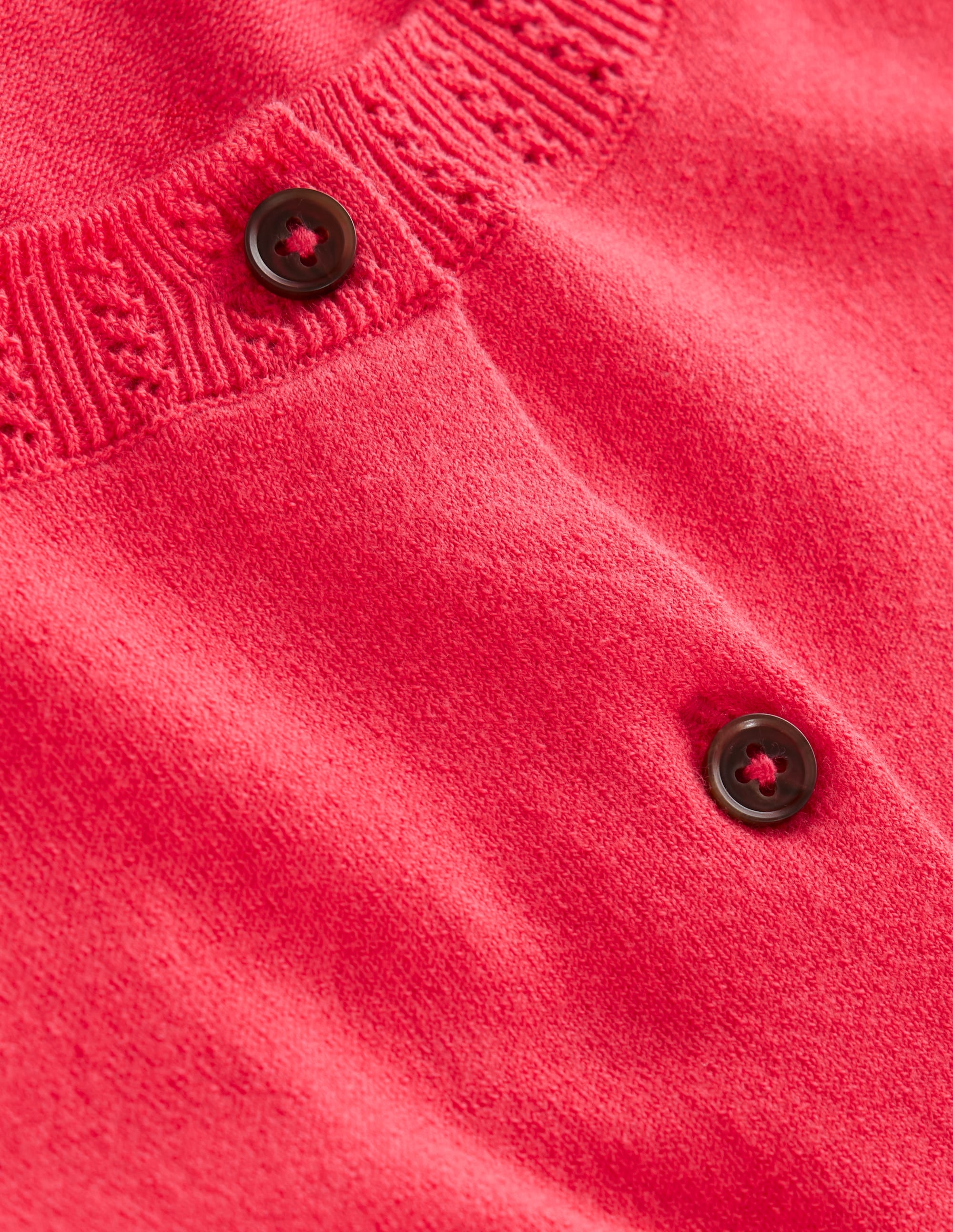 Emilia Baumwollstrickjacke mit Rundhalsausschnitt-Kamelienrosa - Image 6