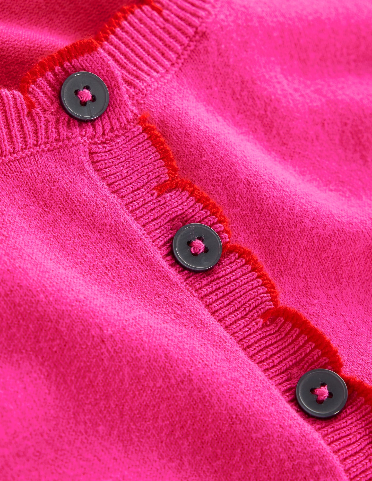 T-shirt Pru à détails festonnés-Rose pivoine