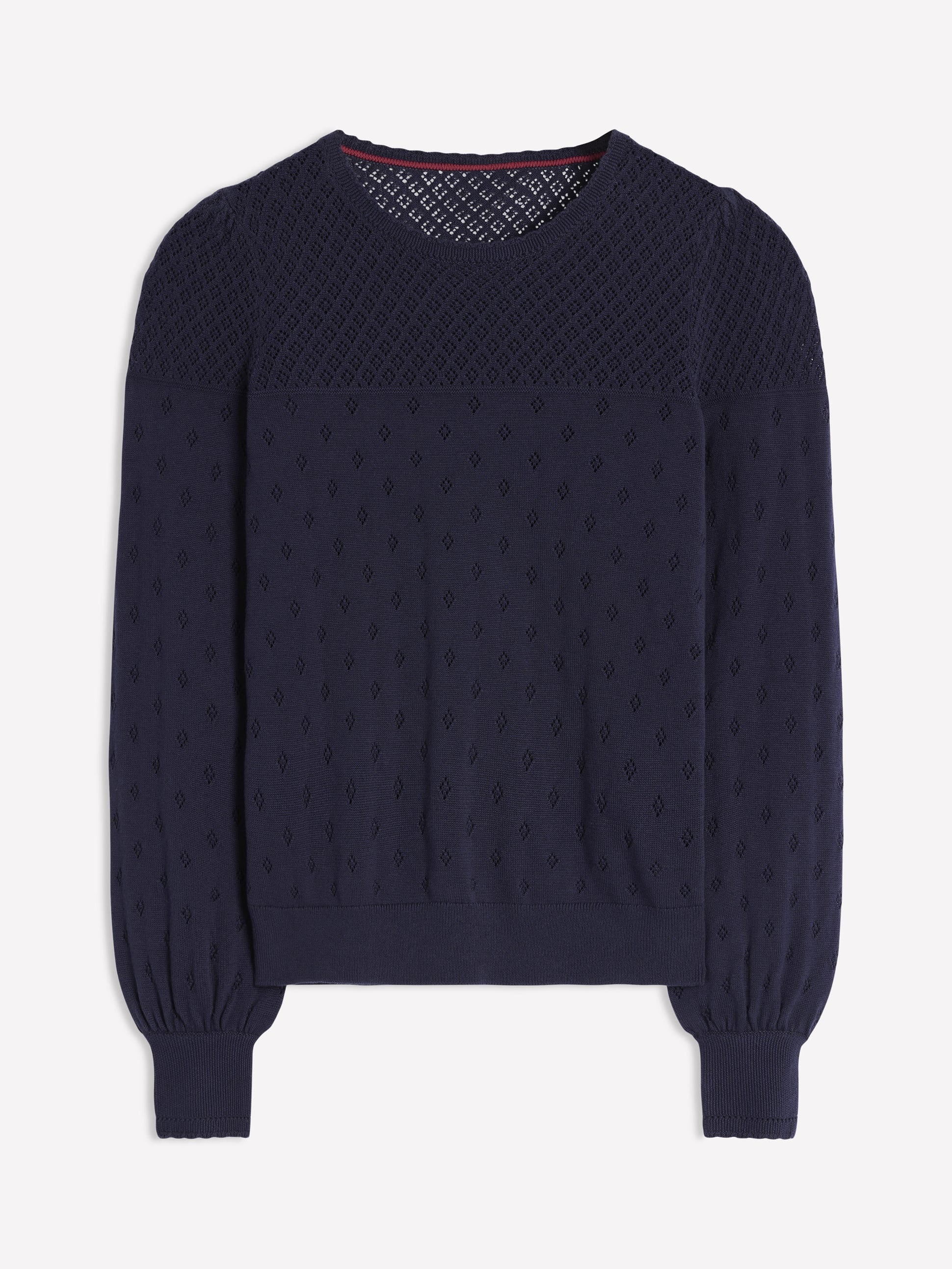 Rosalie Pointelle-Pullover-Marineblaue - Image 5