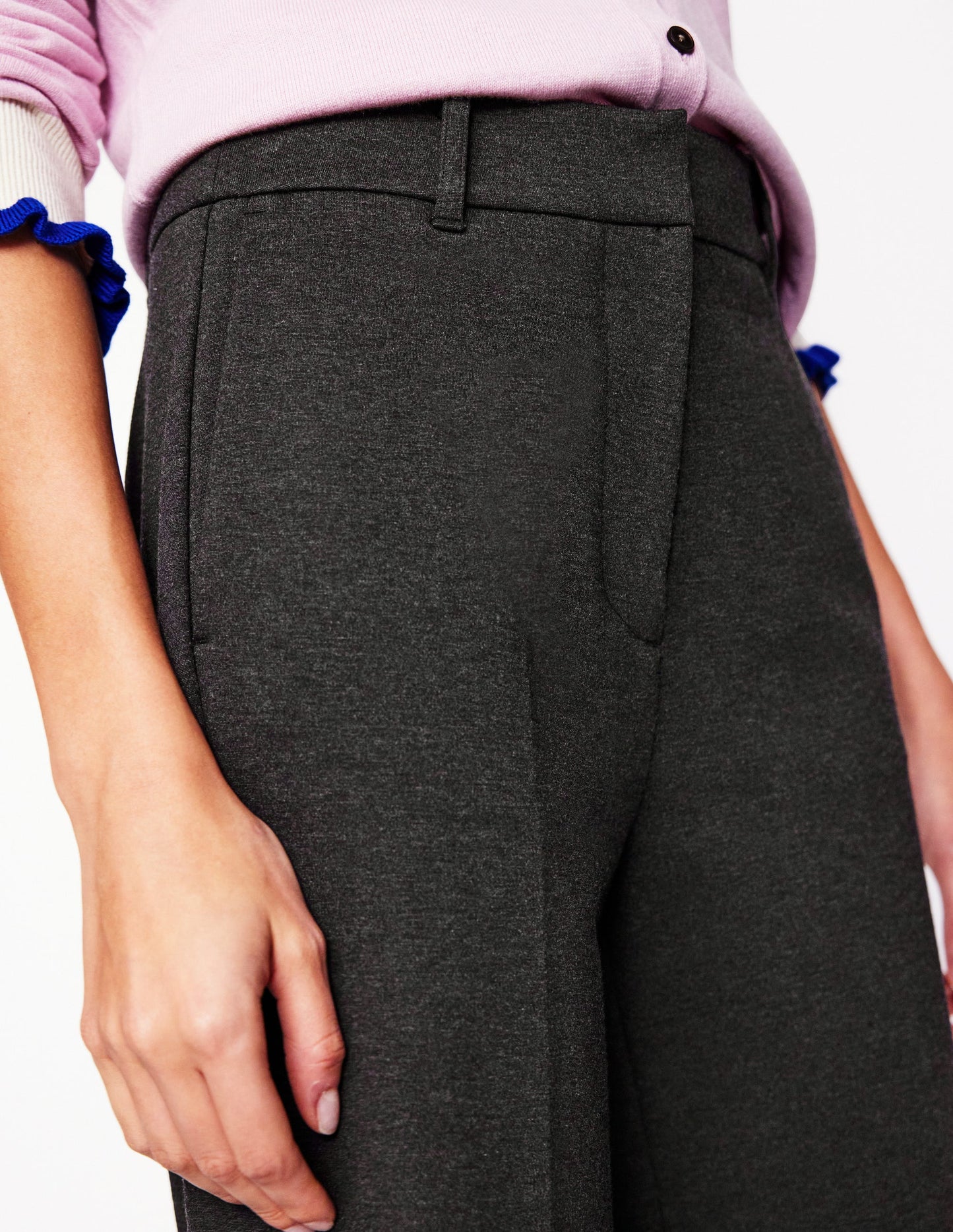 Westbourne Ponté-Hose-Anthrazit Meliert