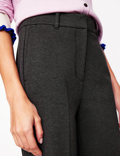 Westbourne Ponté-Hose-Anthrazit Meliert-4