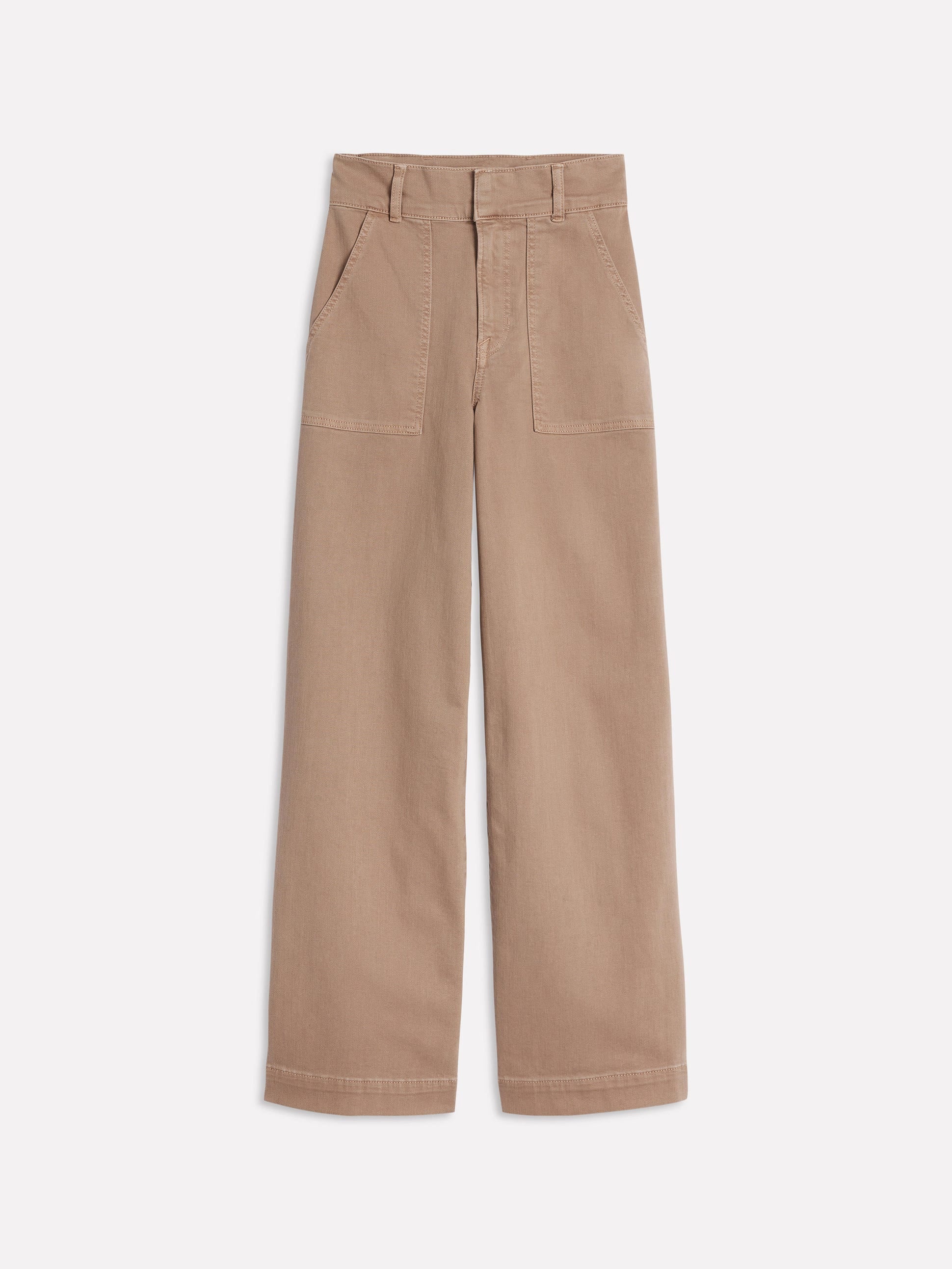 Cargohose mit weitem Bein-Cappuccinobraun - Image 2