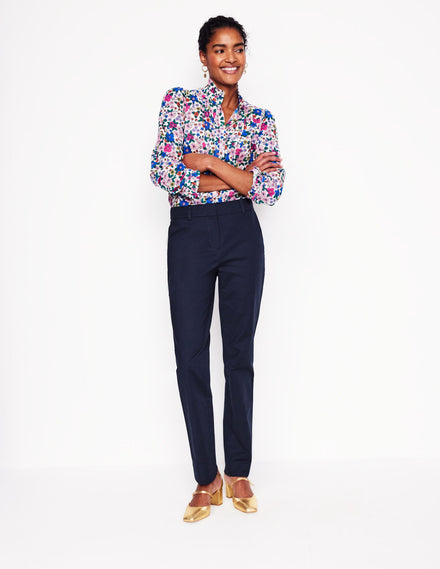 Pantalon Richmond-Bleu Marine, Petits Pois