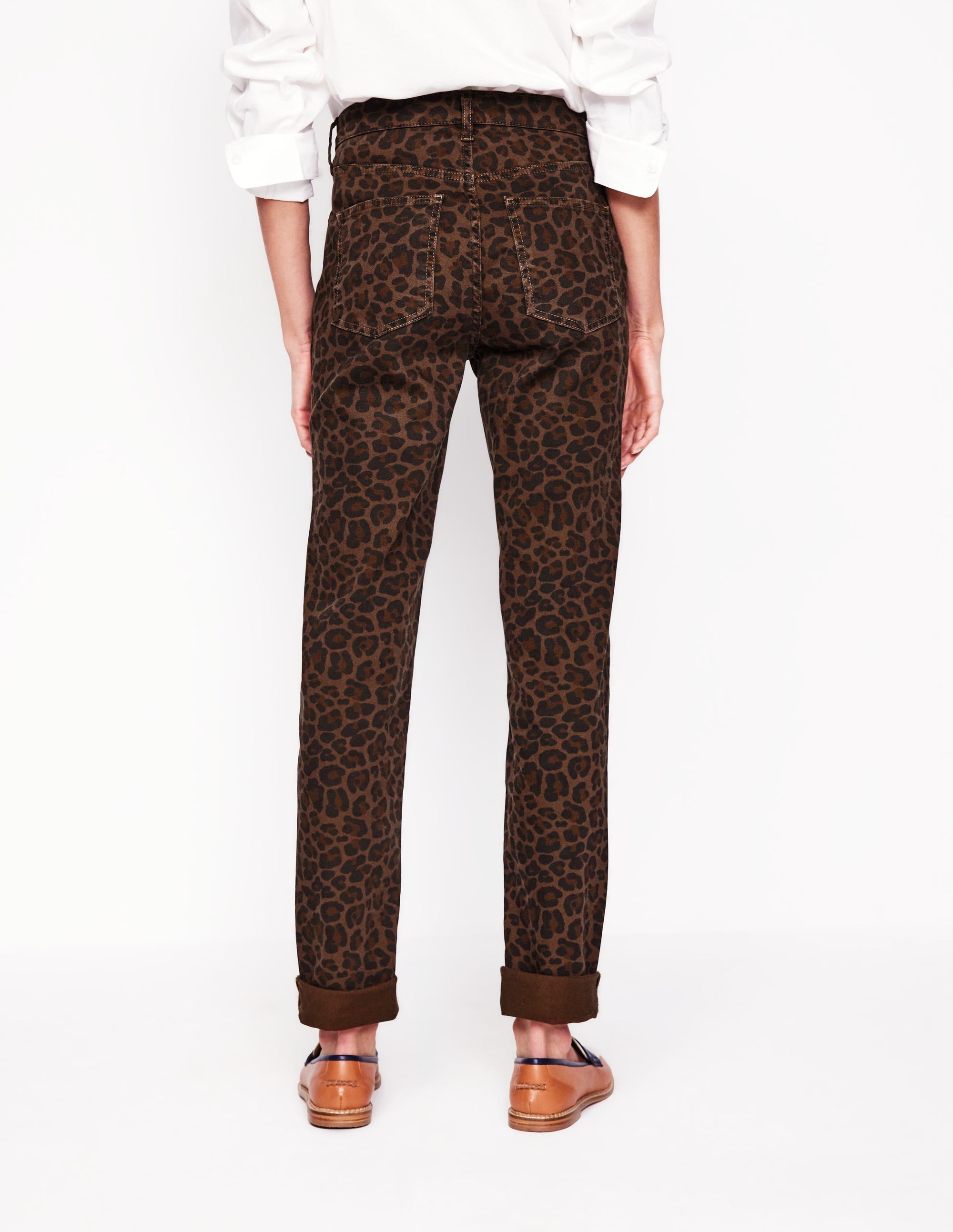 Girlfriend-Jeans-Mohair, Leopardenmuster - Image 4
