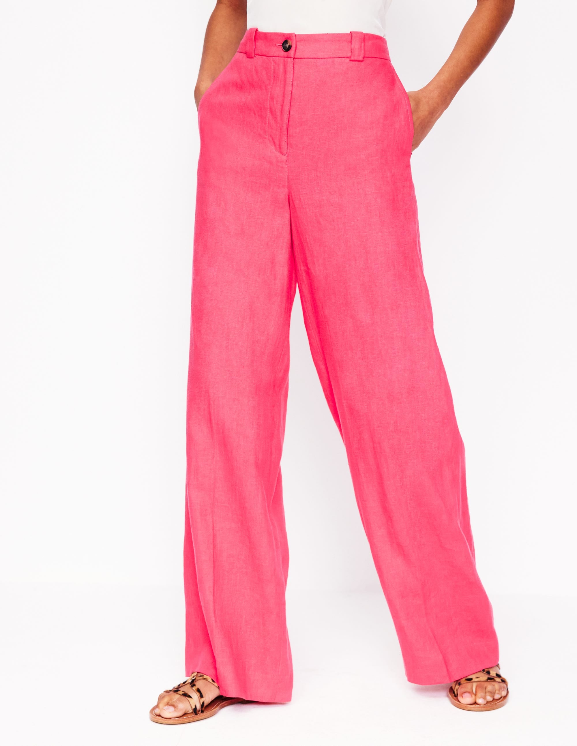 Westbourne Leinenhose-Kamelienrosa - Image 4