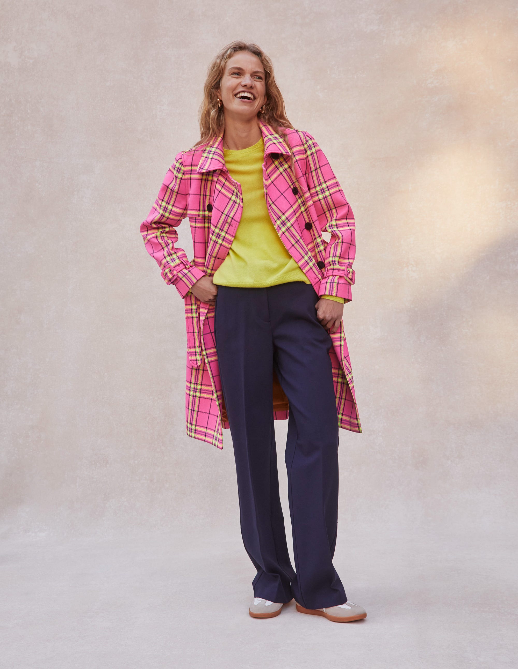 Pantalon Westbourne en lin-Bleu Marine - Image 5