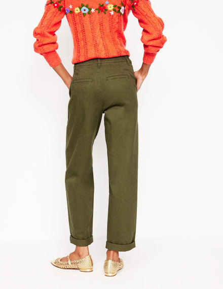 Pantalon chino Barnsbury-Vert des bois