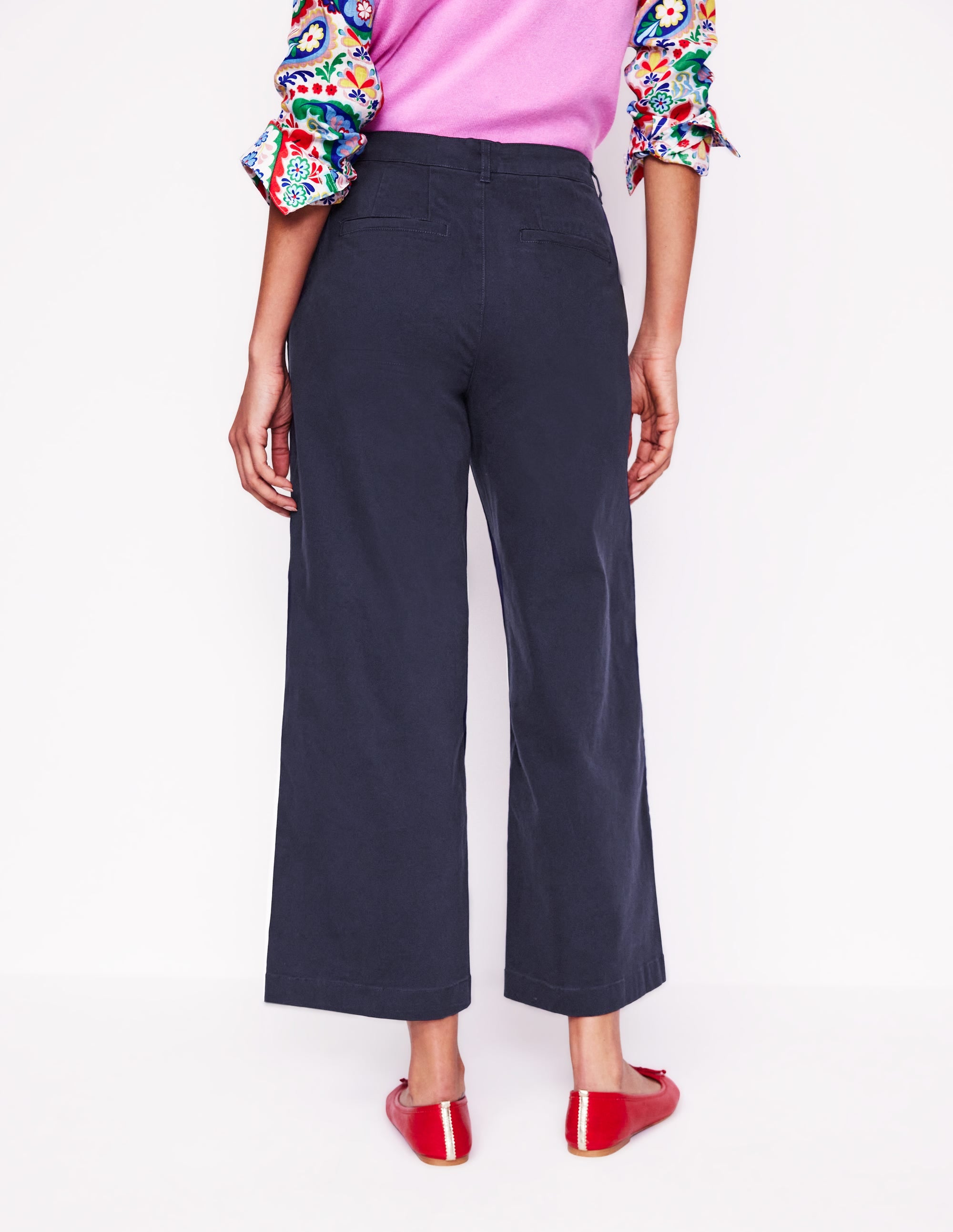 Pantacourt chino Barnsbury-Bleu Marine - Image 3
