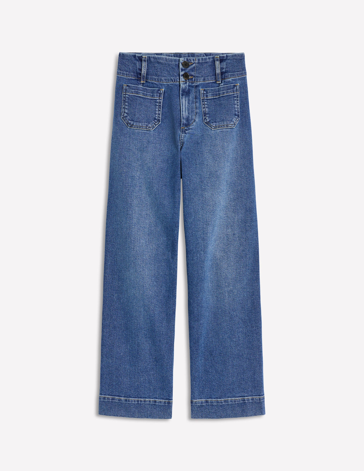Primrose Verkürzte Jeans-Ausgeblichene Optik - Image 2