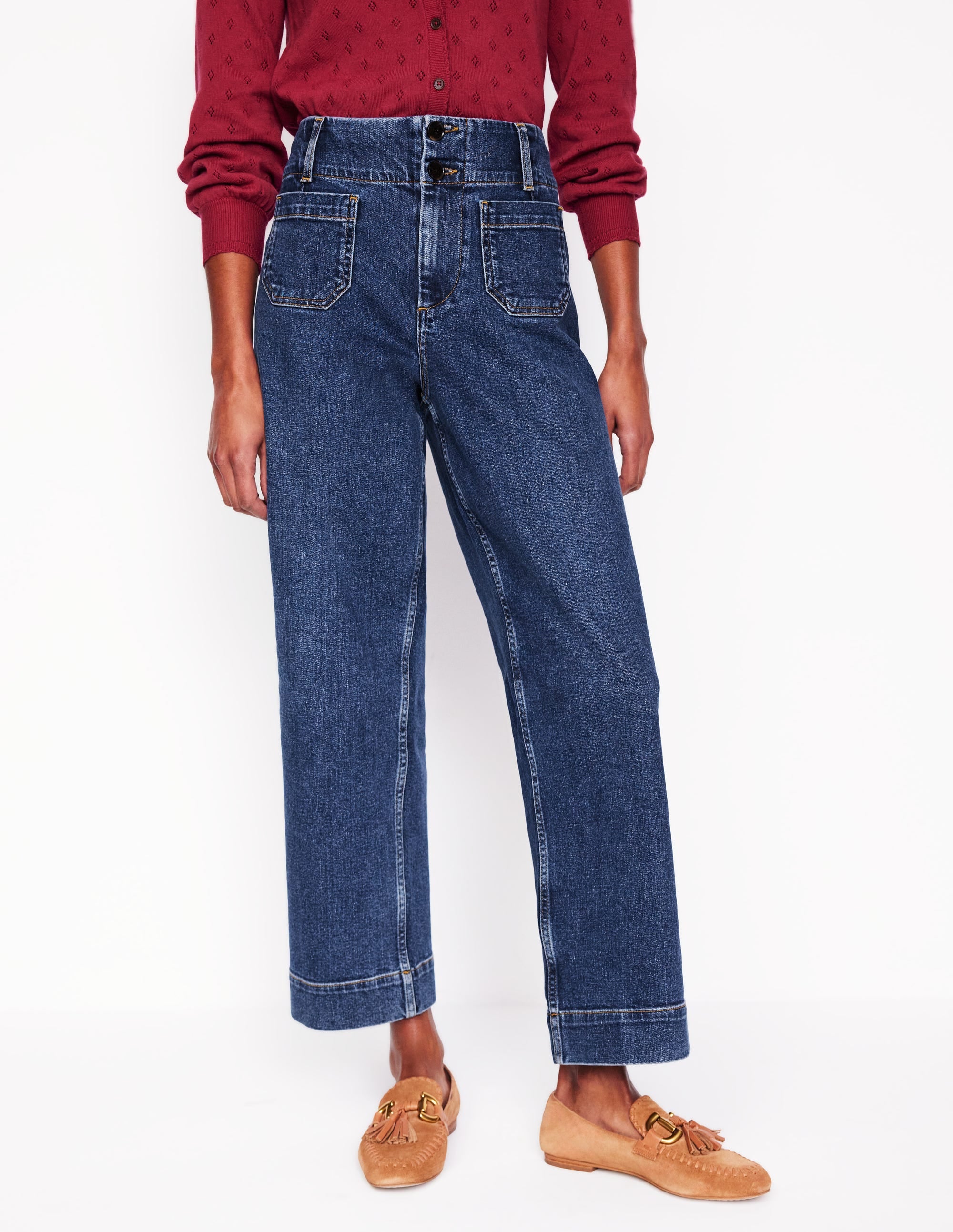 Jean court Primrose-Beatnik Red - Image 5