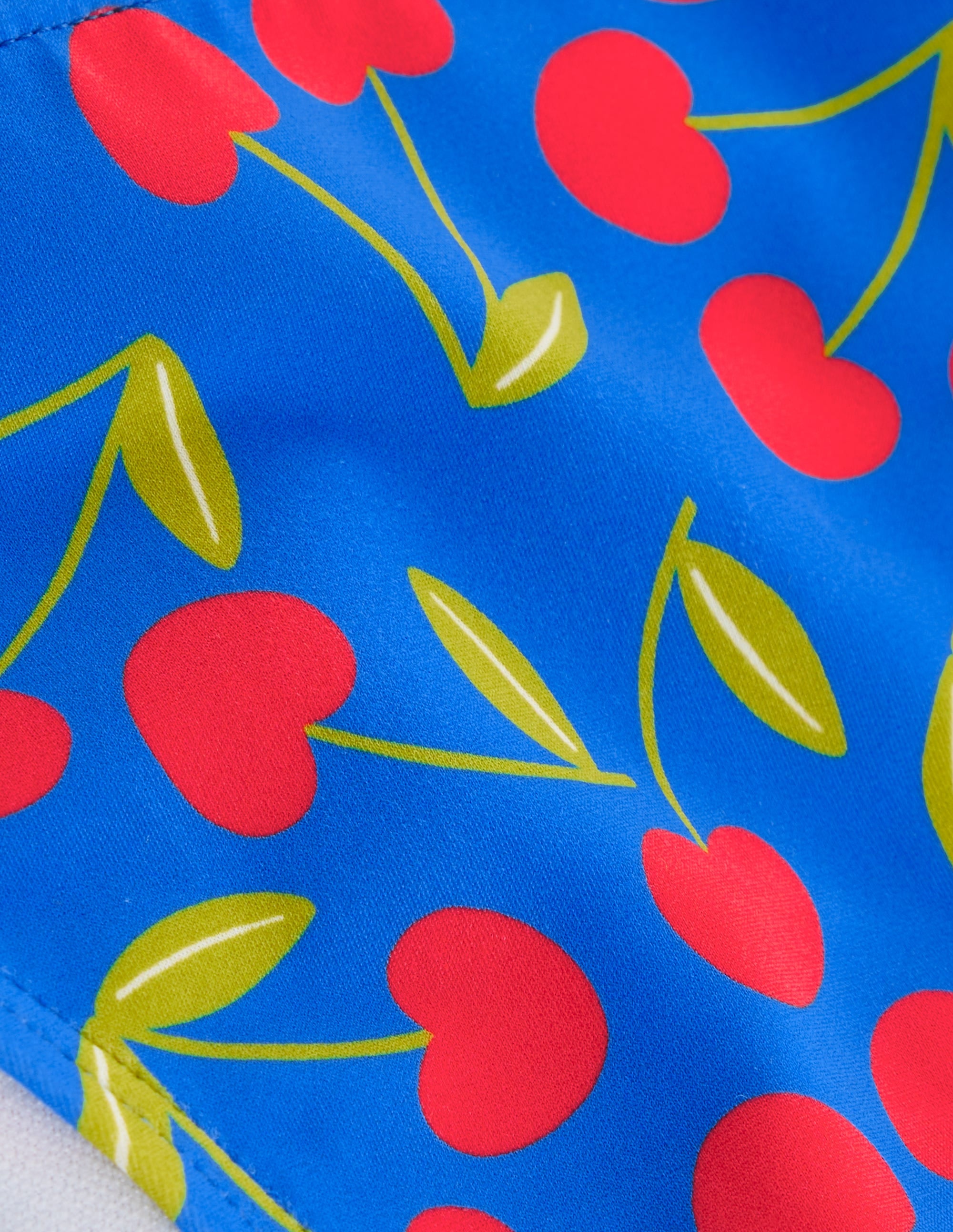 Symi Bikinihose zum Binden-Galerie-Blau, Streukirschen - Image 6