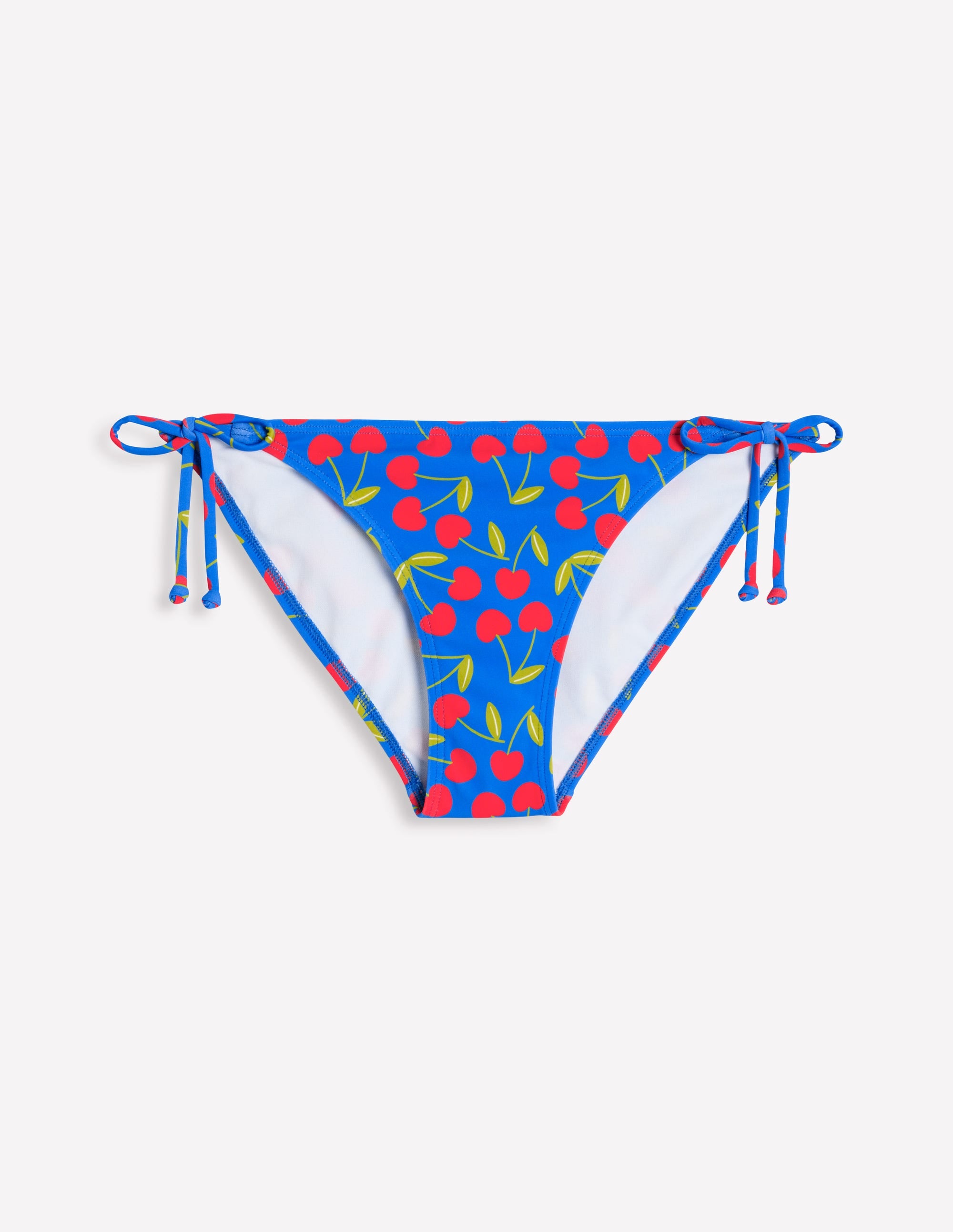Symi Bikinihose zum Binden-Galerie-Blau, Streukirschen - Image 5