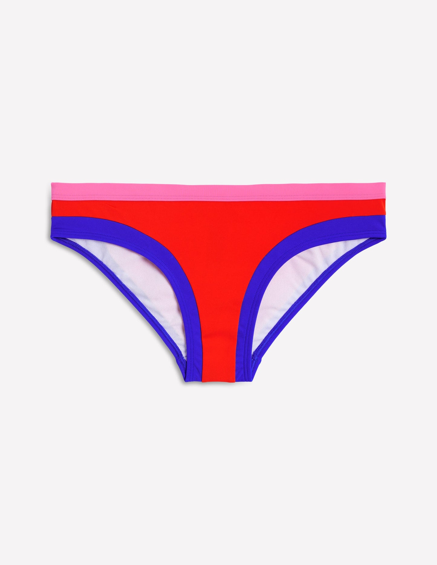 Santorini Bikini Bottoms-Fire colourblock