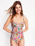 Maillot de bain Rhodes à bonnets-Multi, motif Oriental Paradise
