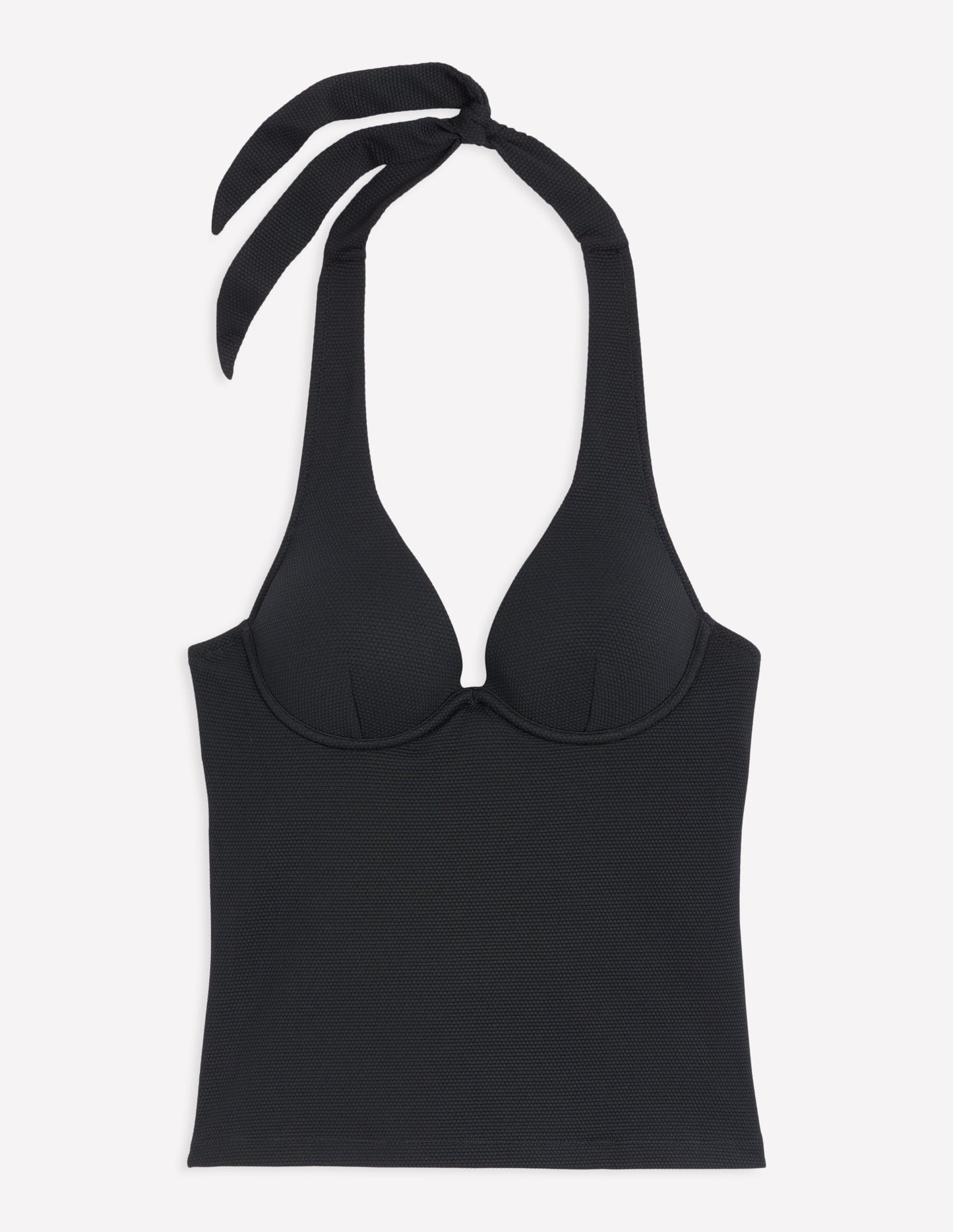 Haut de tankini push-up-Noir