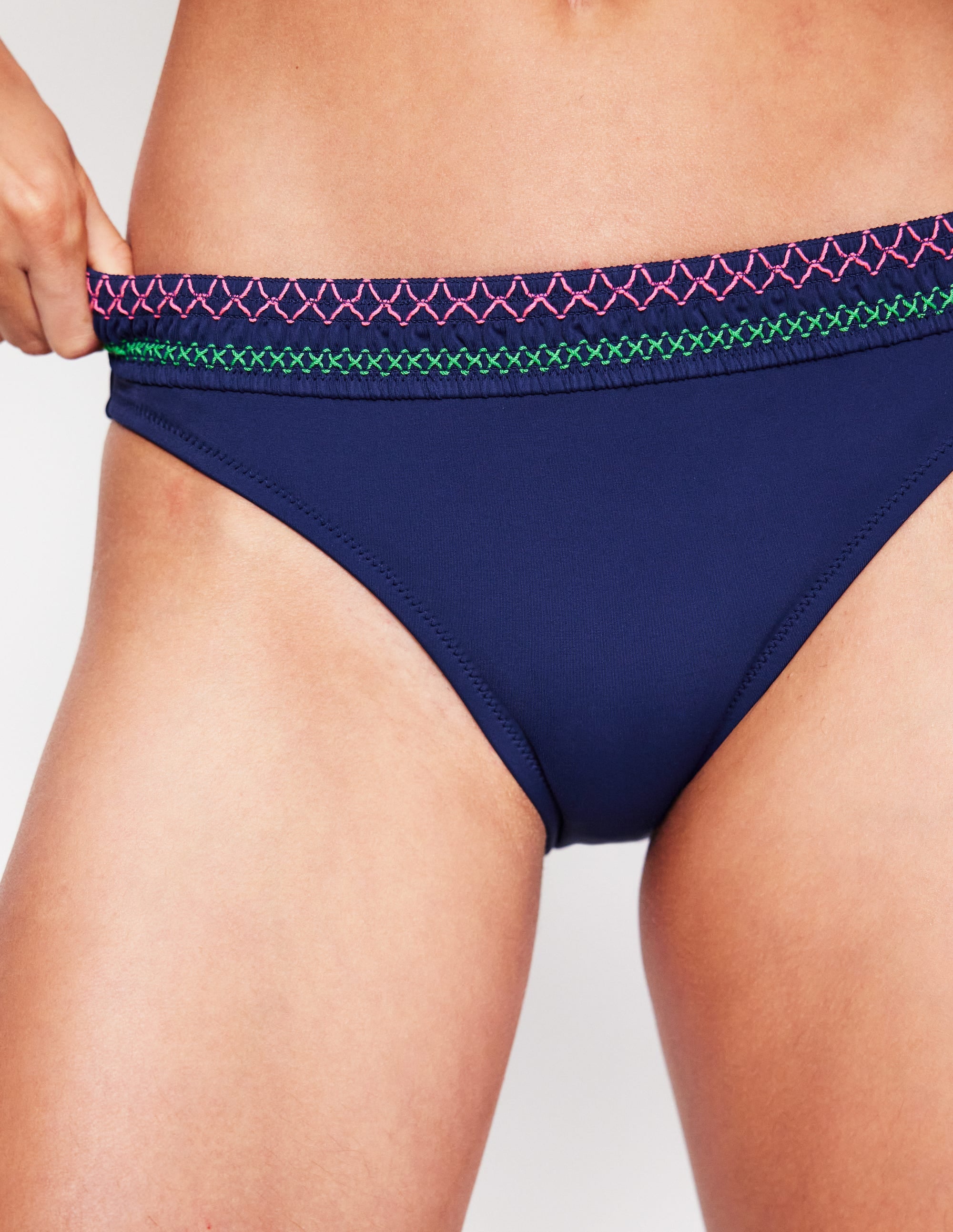 Milos Gesmokte Bikinihose-Aqua Marine Marl - Image 2