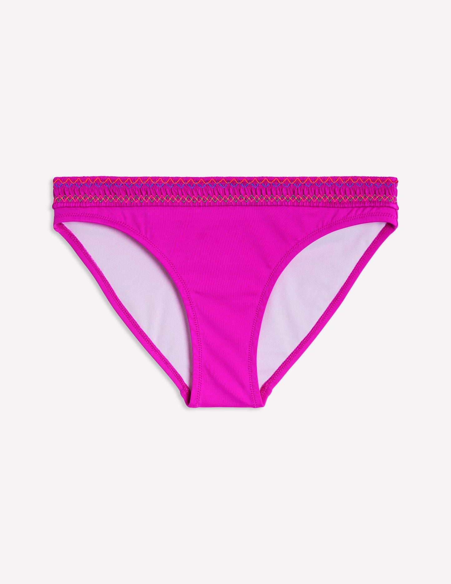 Skyros Gesmokte Bikinihose-Very Fuchsia