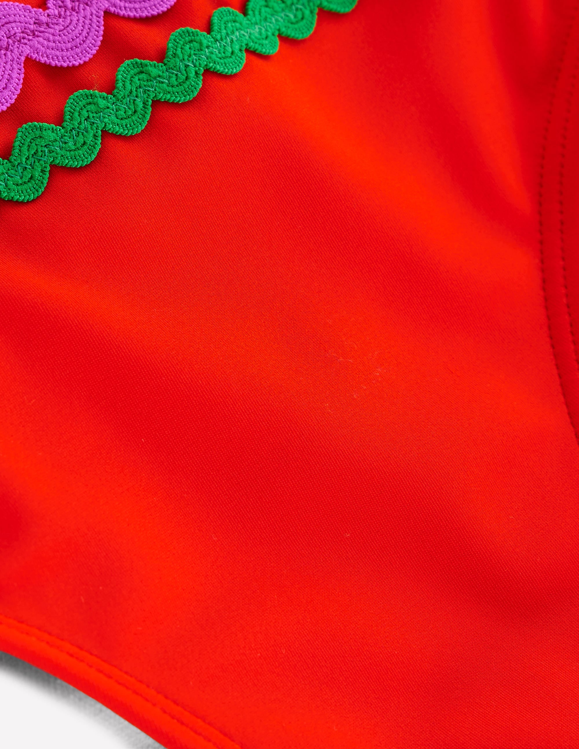 Bas de bikini Porto-Zigzag rouge feu - Image 6