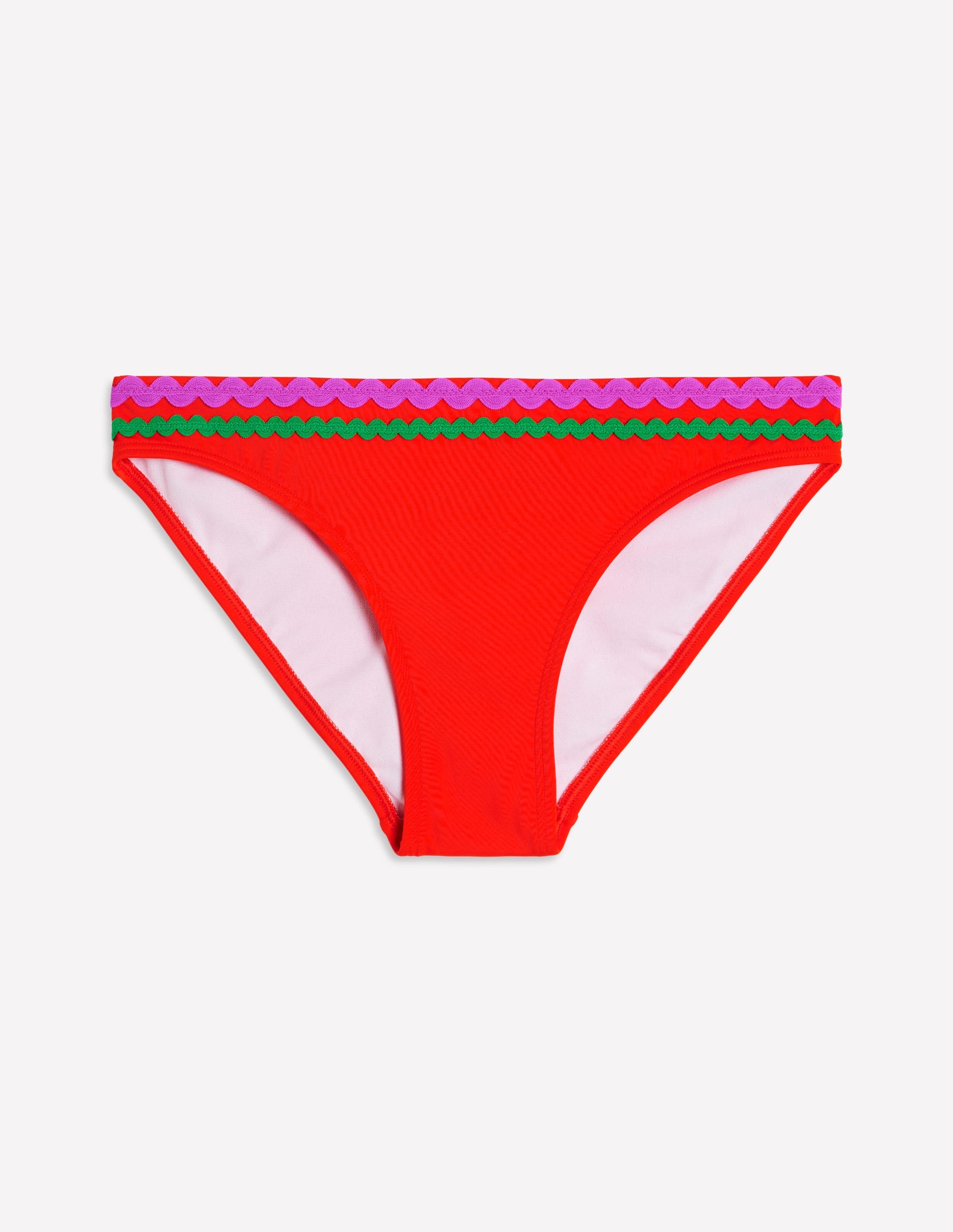 Bas de bikini Porto-Zigzag rouge feu - Image 5