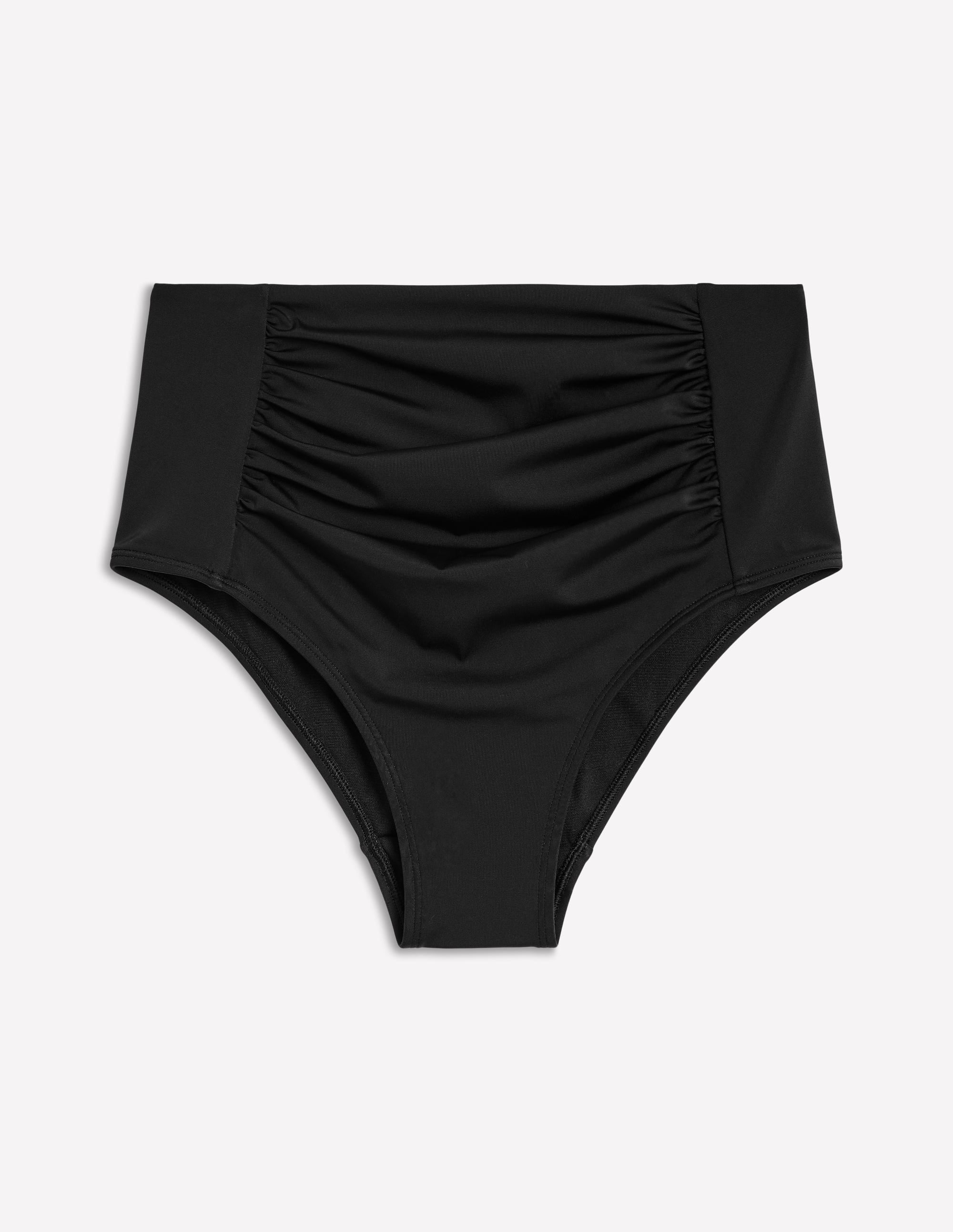 Bas de bikini froncé Kythira-Noir - Image 6