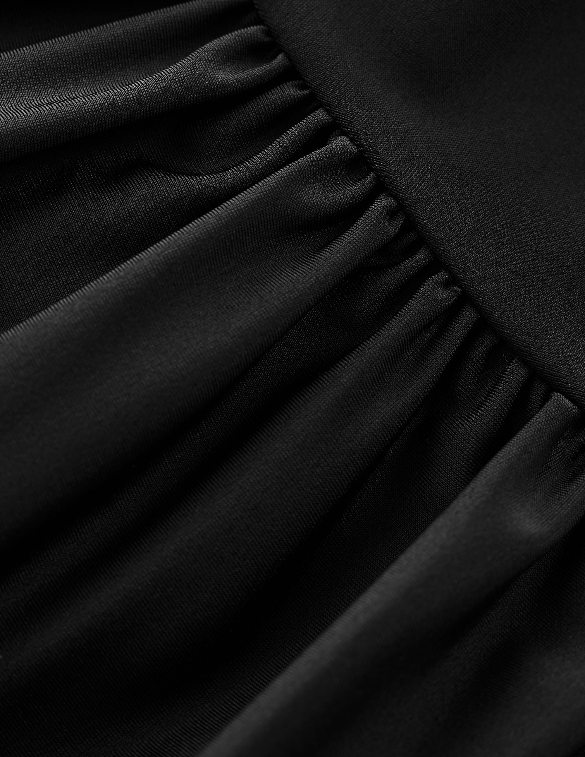Bas de bikini froncé Kythira-Noir - Image 7