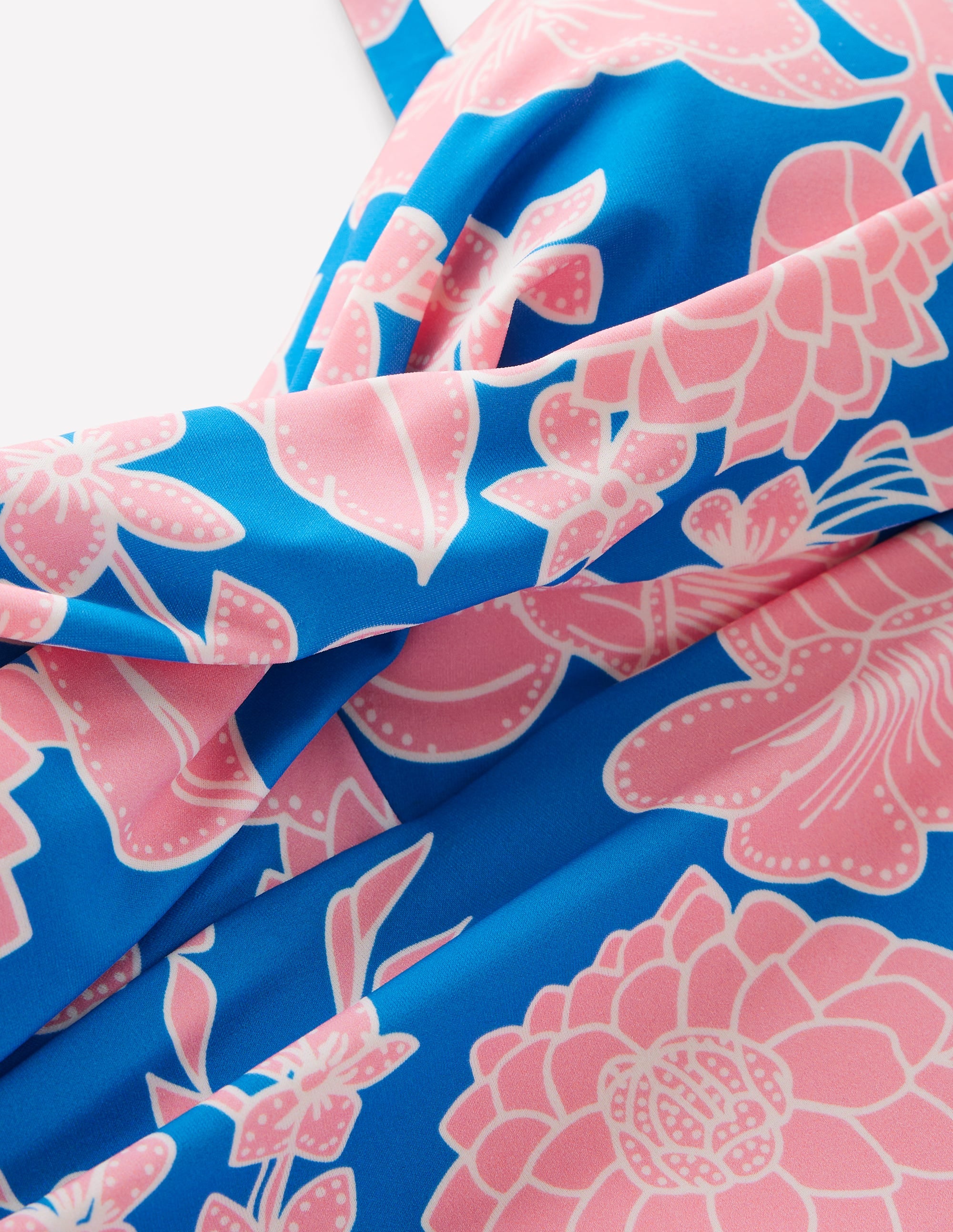 Maillot de bain Andros torsadé sur le devant-Passerin indigo, motif Blossom - Image 6