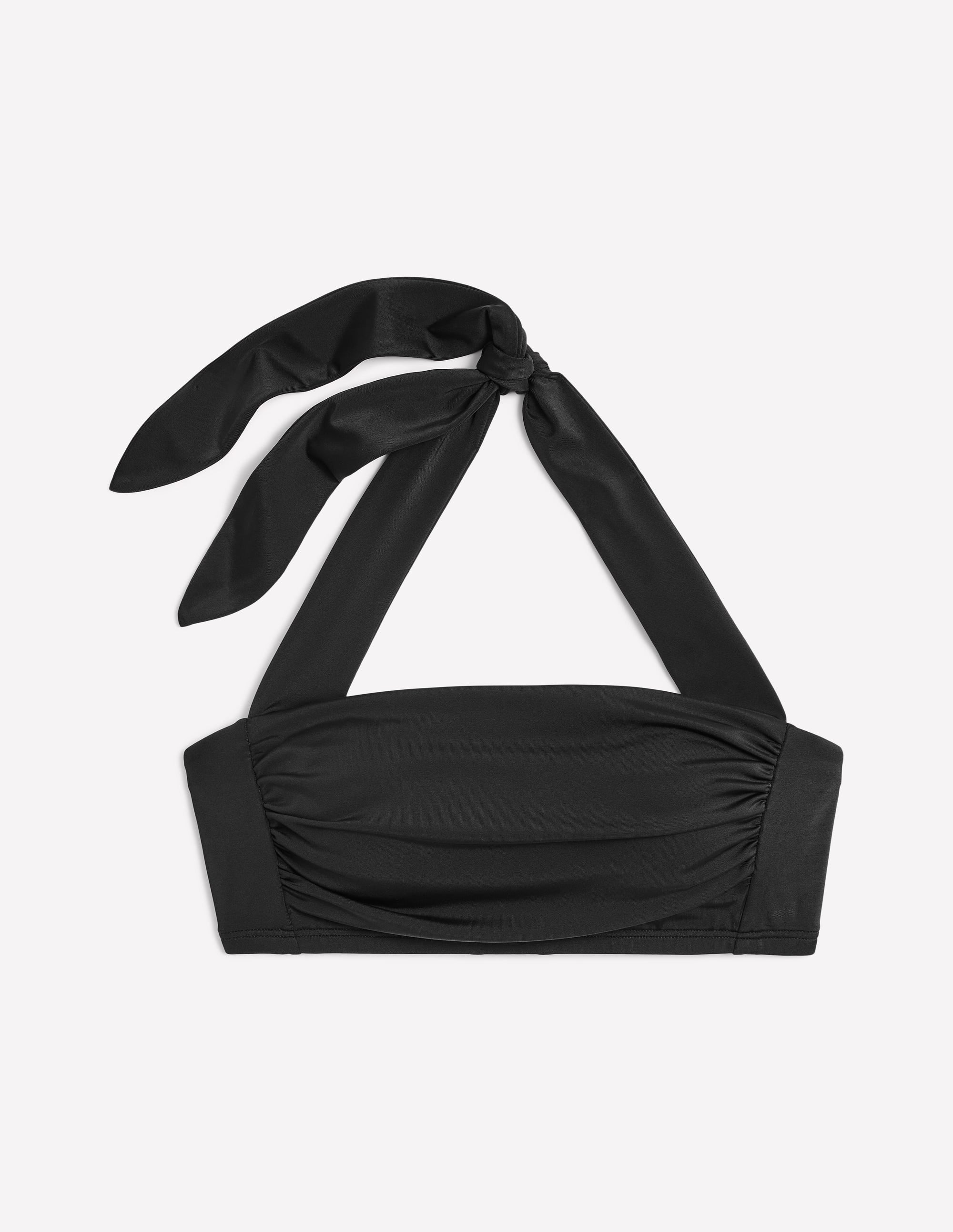 Haut de bikini froncé Kythira-Noir - Image 6