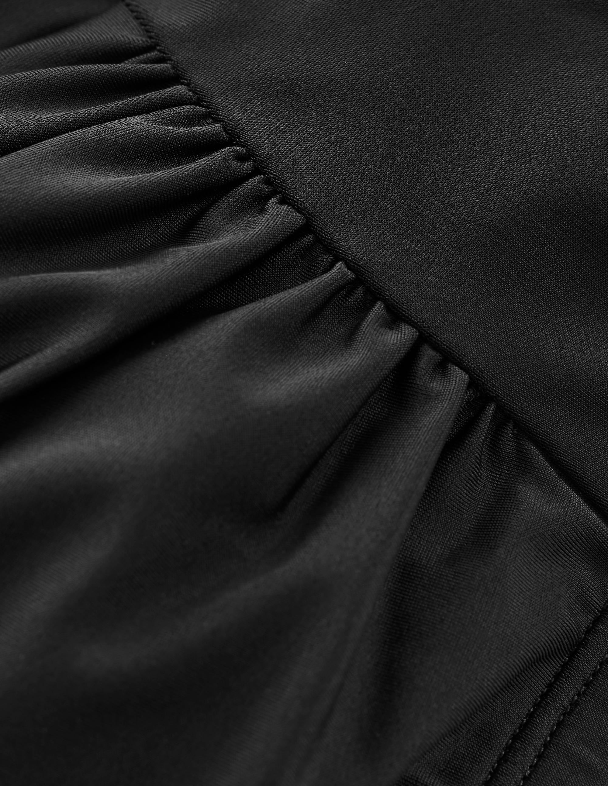 Haut de bikini froncé Kythira-Noir - Image 7