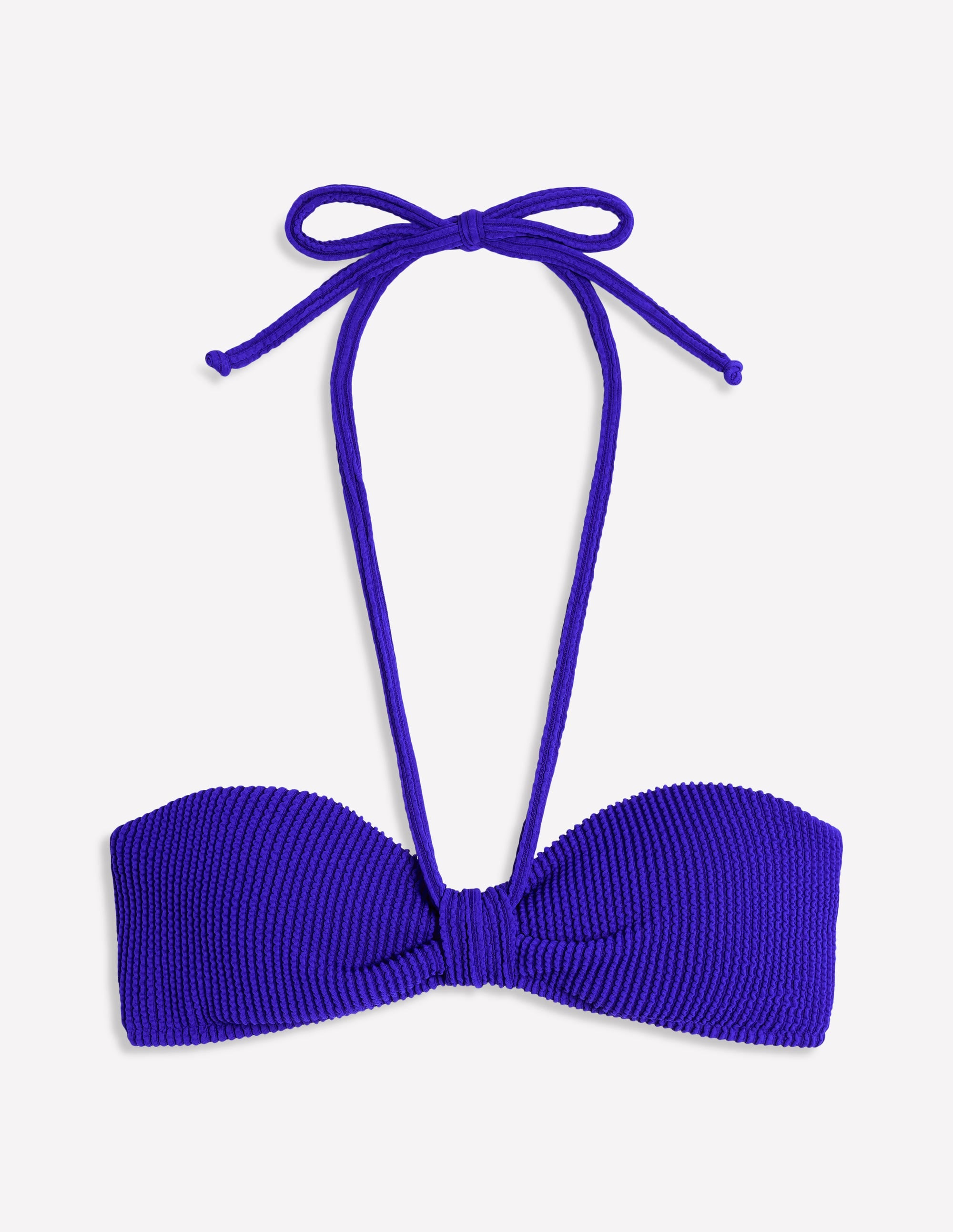 Bikinioberteil mit Crinkle-Struktur-Blassblau - Image 8