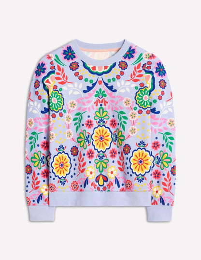 Hannah Sweatshirt mit Print-Bunt, Wiese