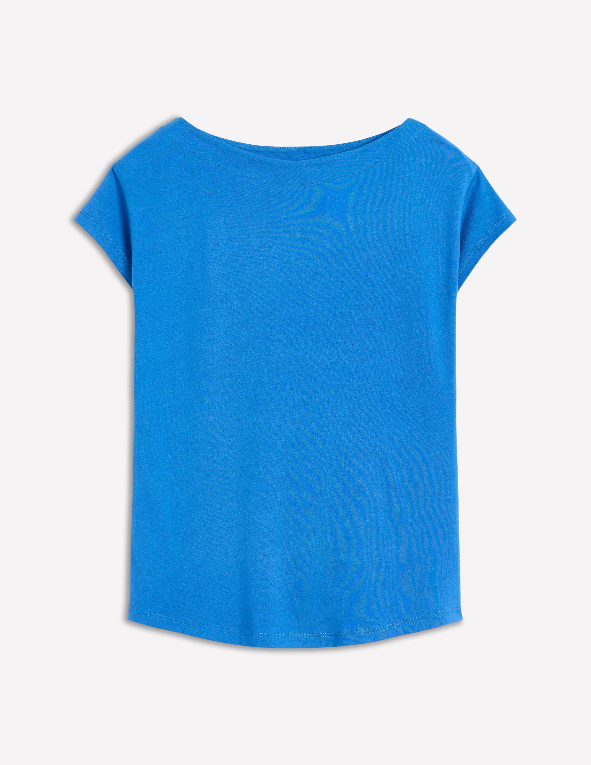 T-shirt à col bateau ultra-doux-Bleu galerie - Image 5
