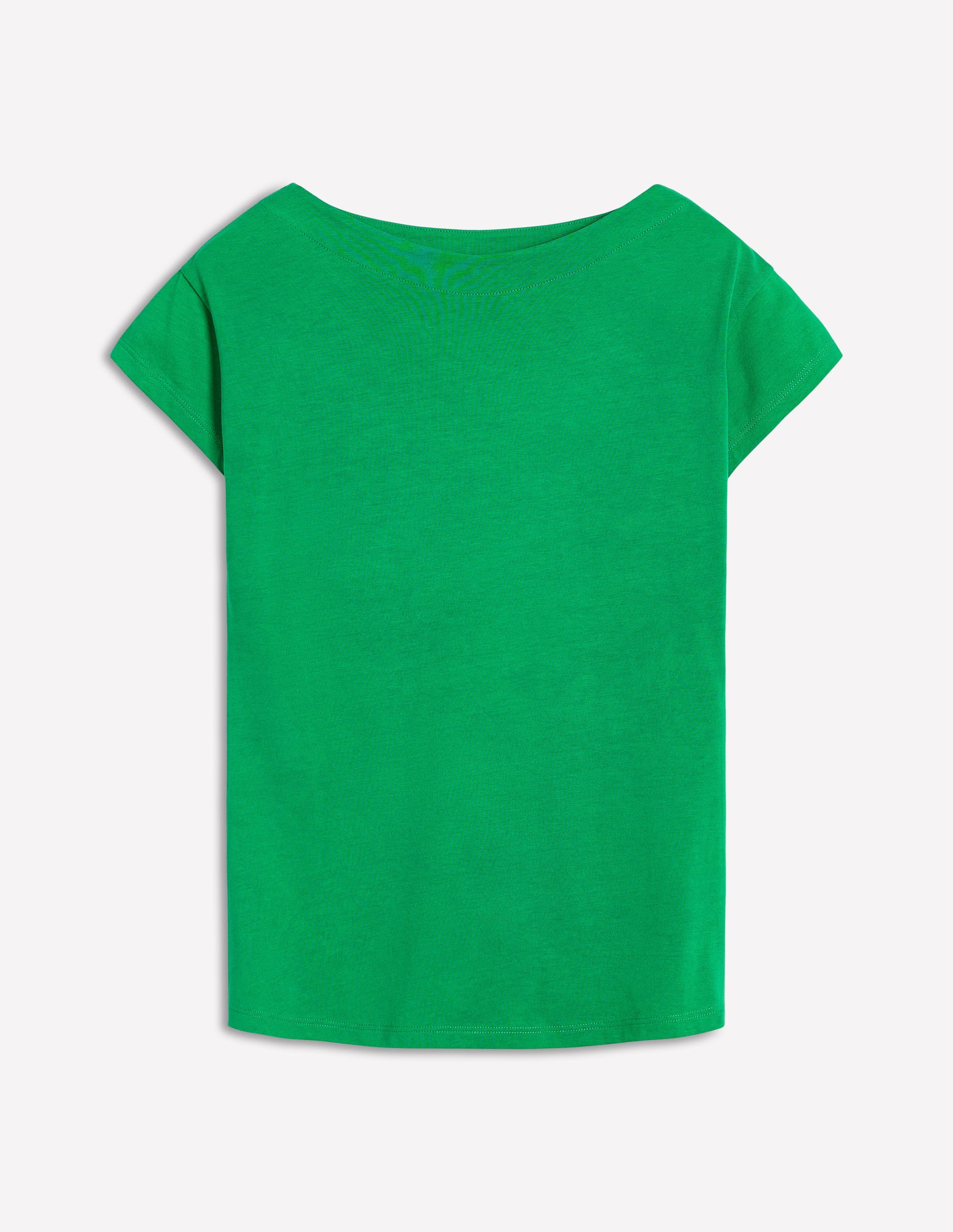 Superweiches T-Shirt mit U-Boot-Ausschnitt-Grünes Tamburin - Image 5