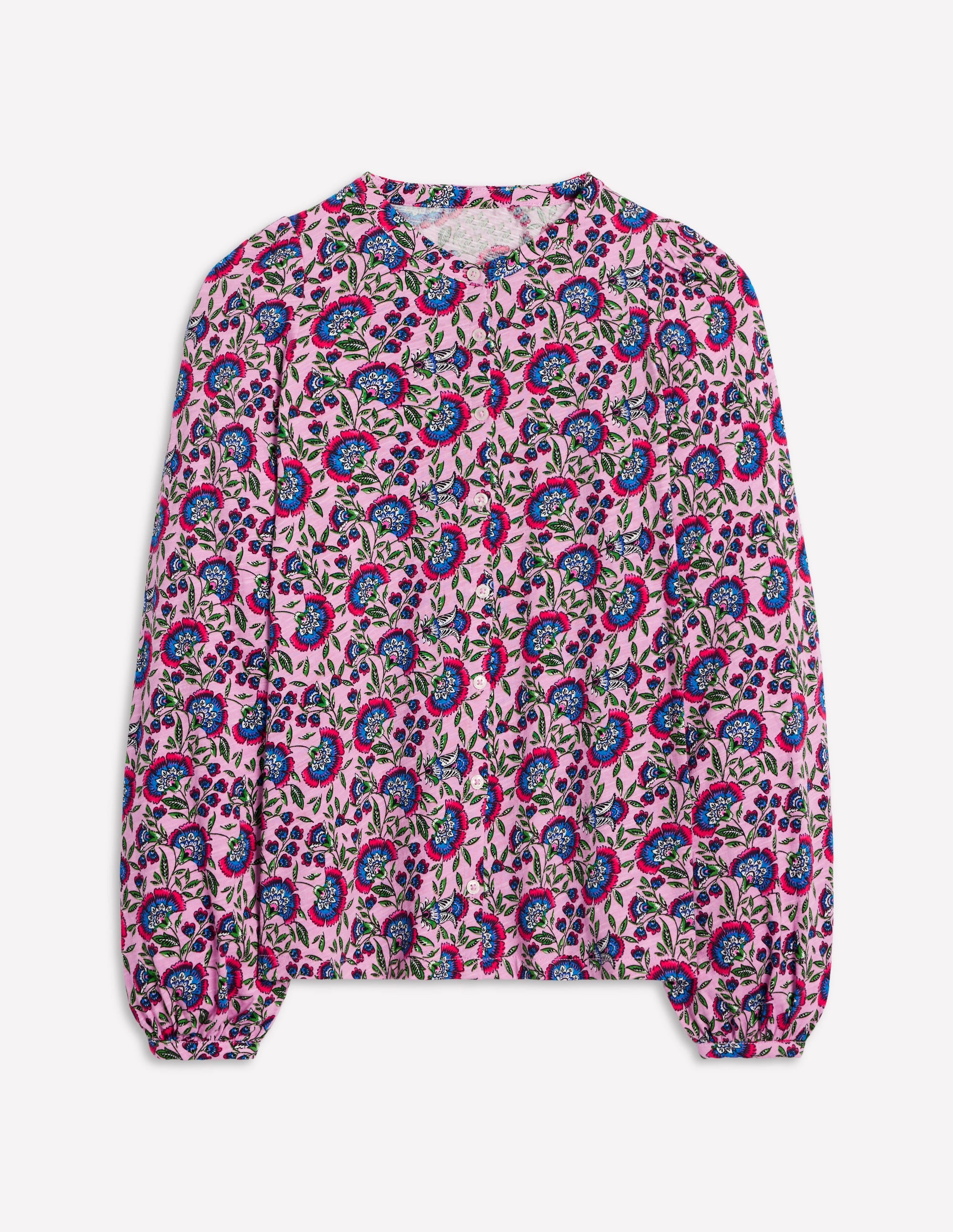 Chemise Marina en jersey-Lavande tendre, motif Decorative Vine - Image 6