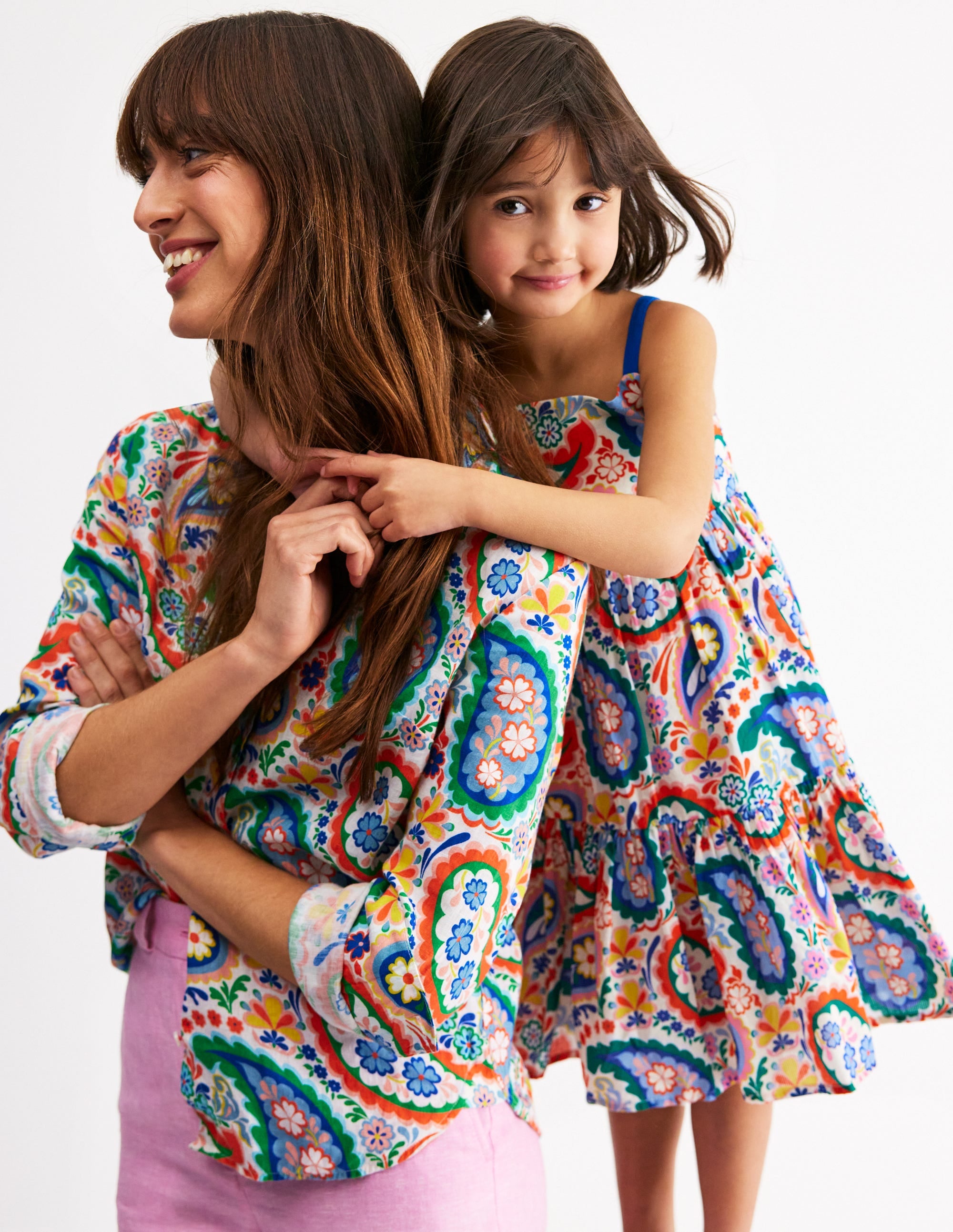 Chemise Sienna en lin-Motif Meadow Paisley multi - Image 8
