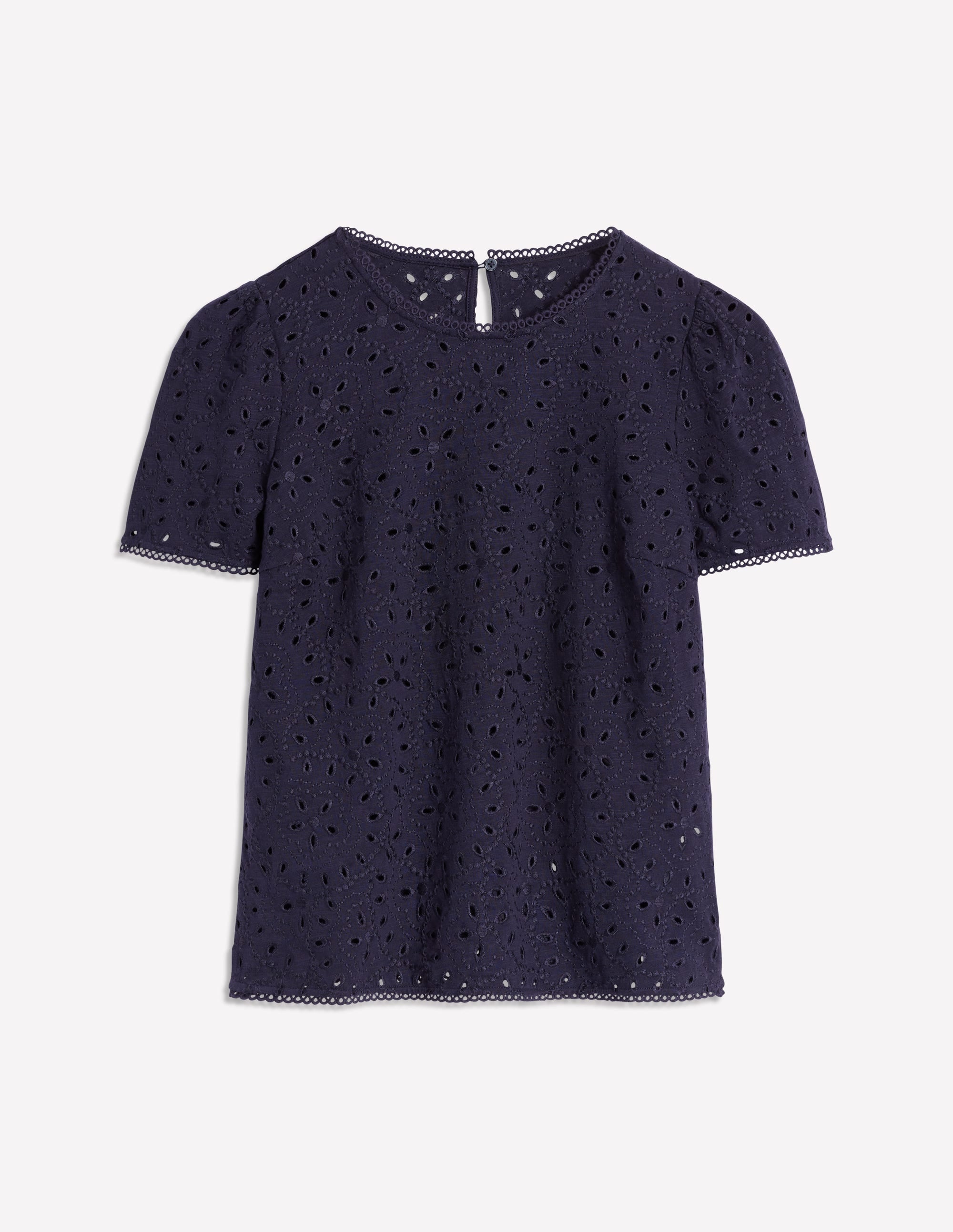 Edi Besticktes Oberteil-Aqua Marine Marl - Image 5