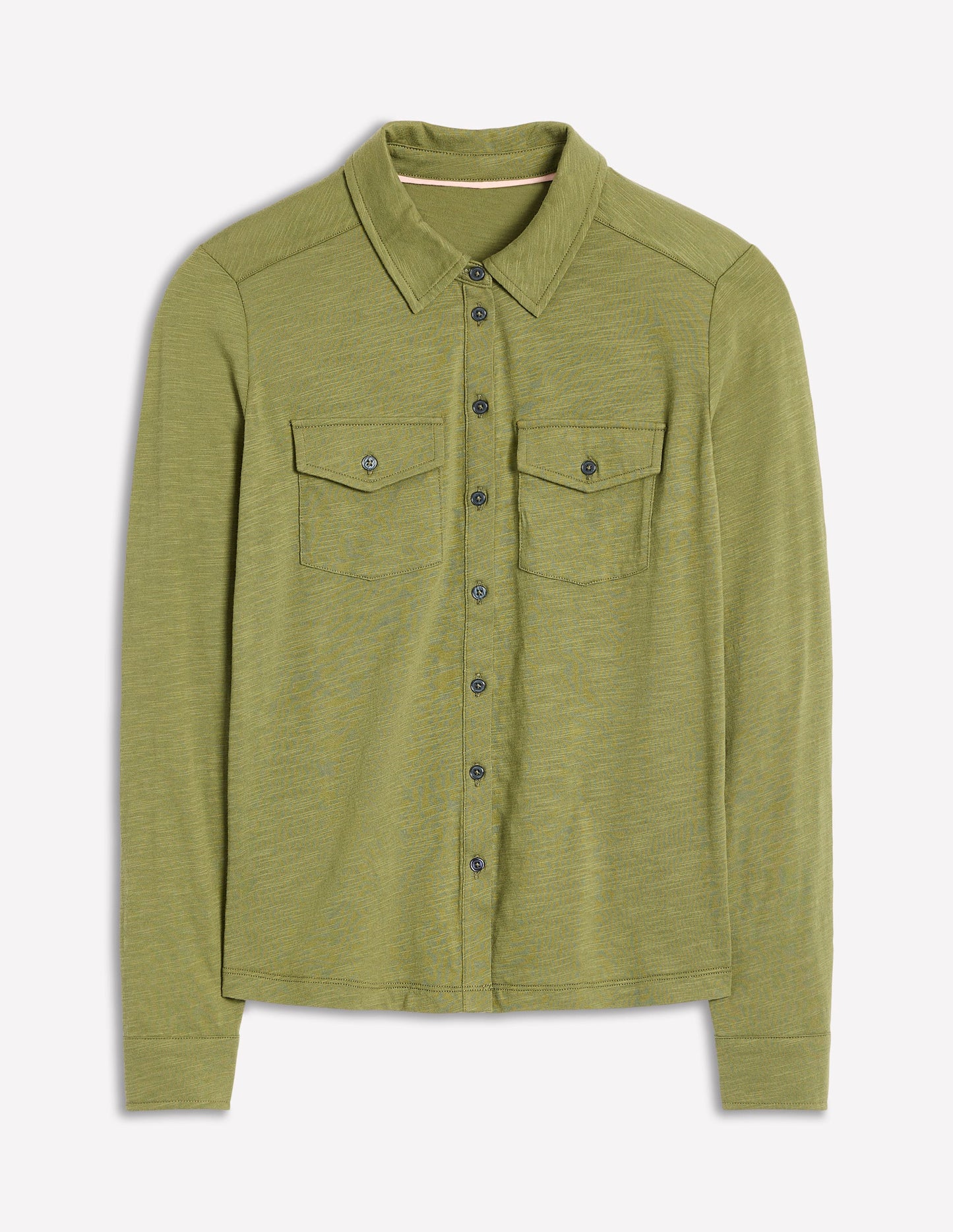 Chemise Amy en jersey-Olive tendre