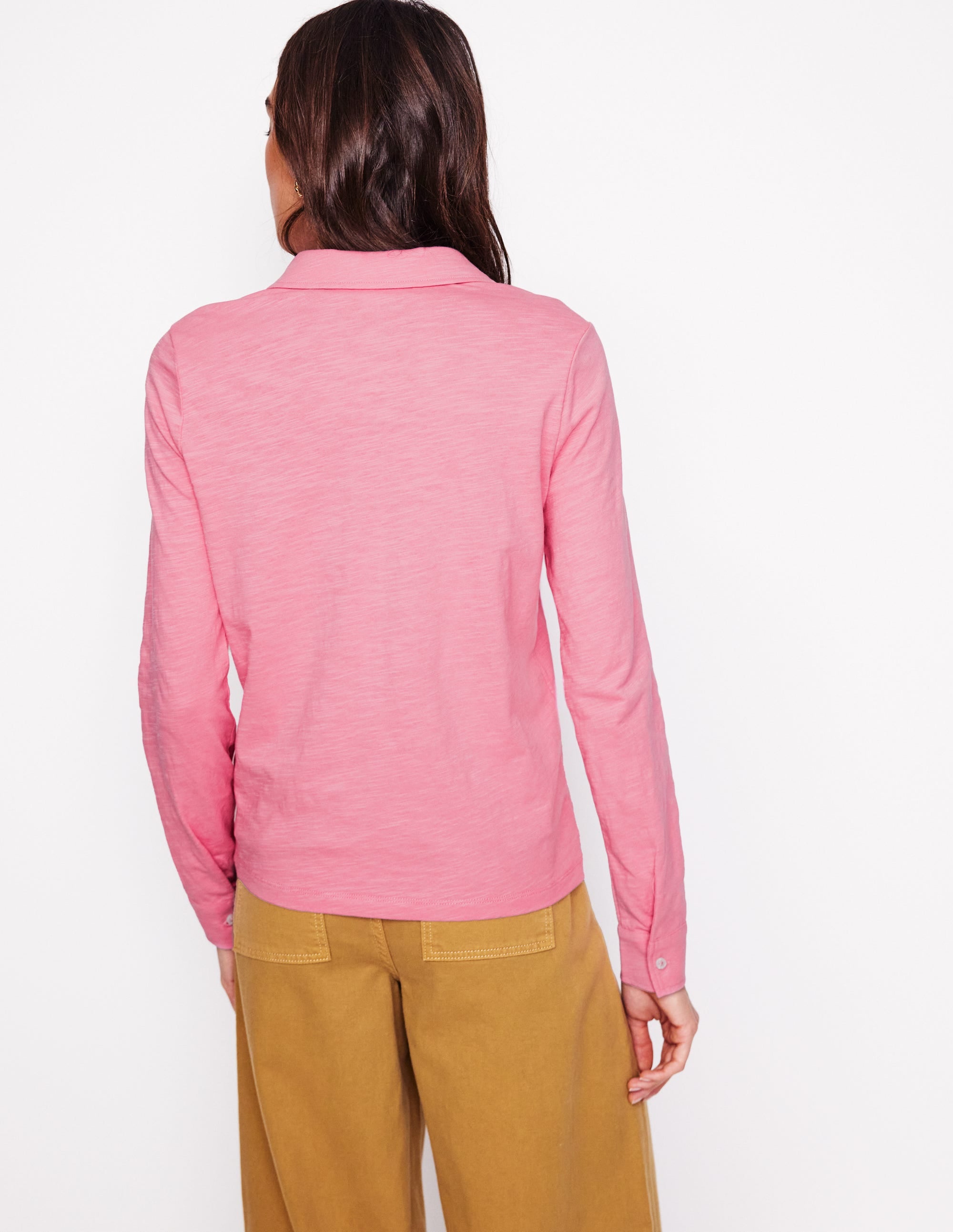 Chemise Amy en jersey-Rose Formica - Image 3