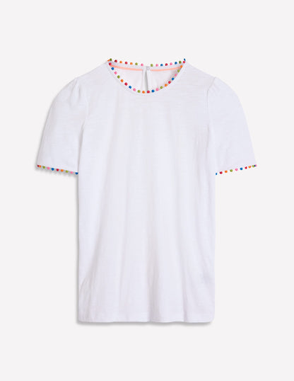 Ali Jersey-T-Shirt-Weiß, Bunt