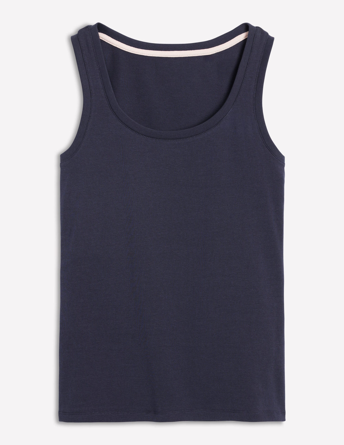 Basic-Top mit tiefem Rundhalsausschnitt-Marineblaue - Image 4