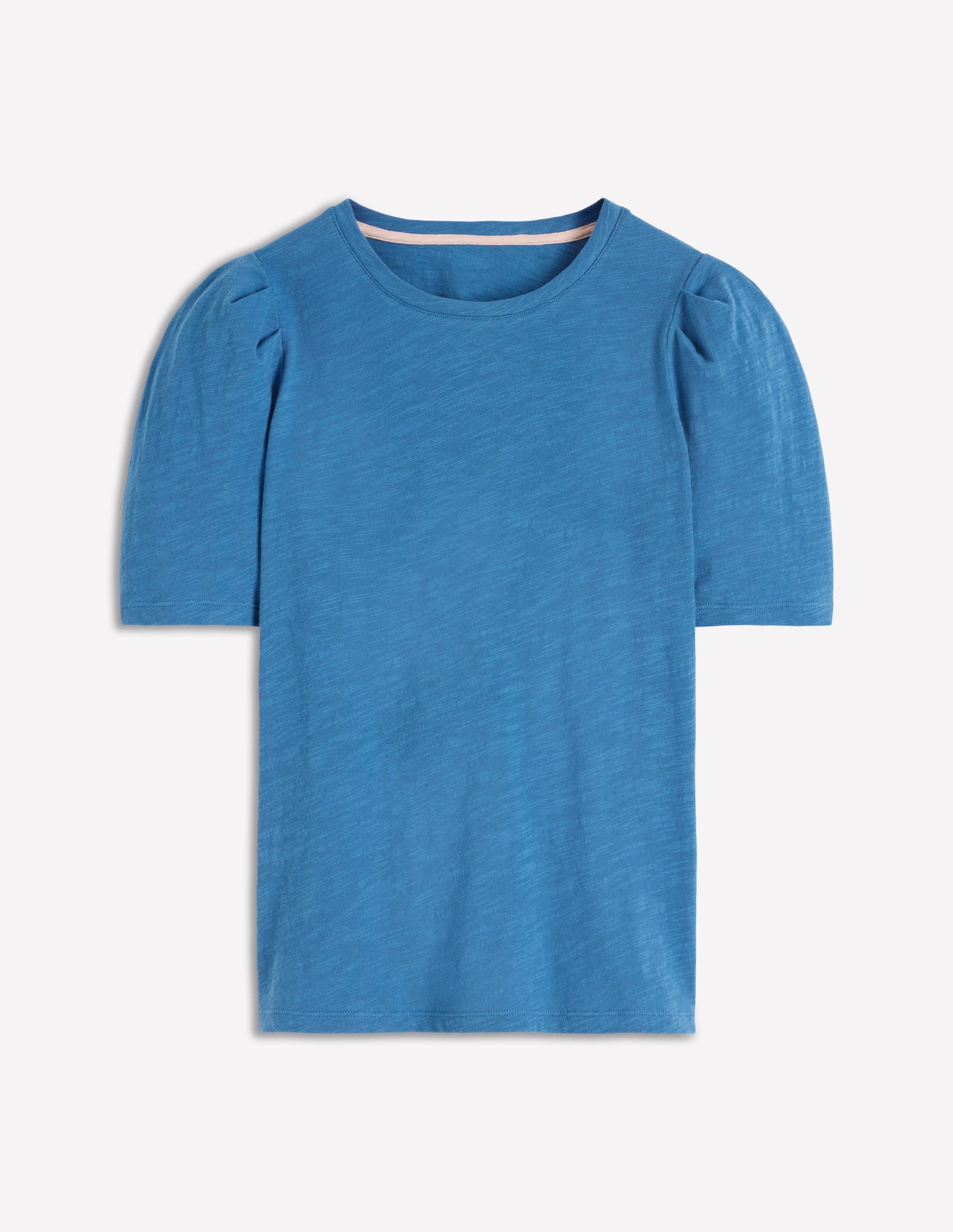 T-shirt Sophie à manches bouffantes-Bleu marin - Image 4
