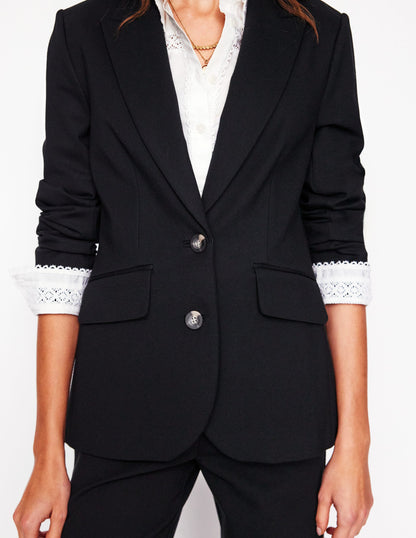 Marylebone Ponte Blazer-Black