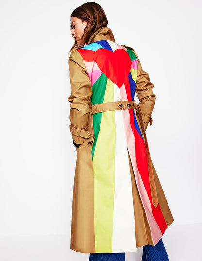 Cheltenham Trench Coat-Multi, Heart Spectrum