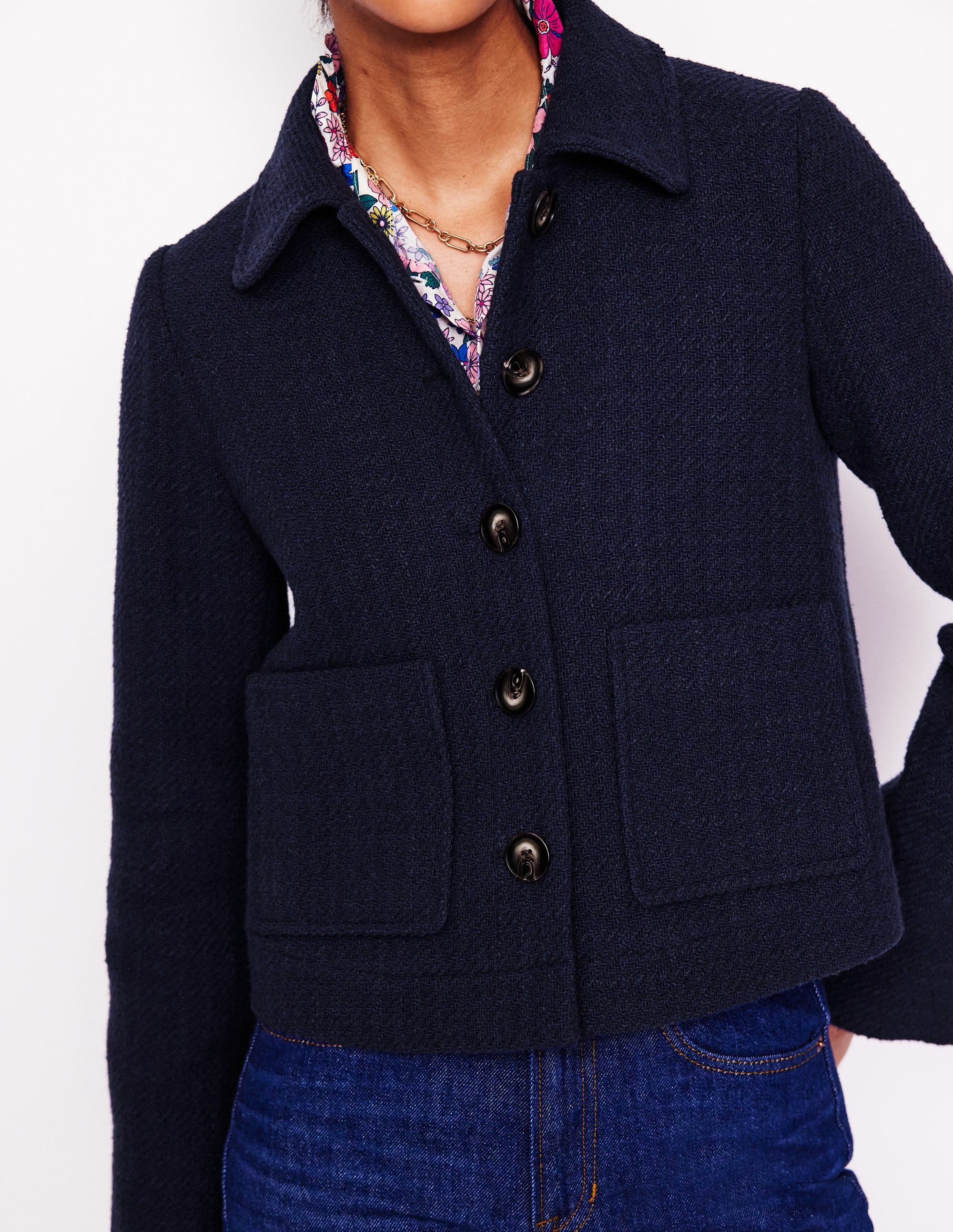 Knightsbridge Swing-Jacke-Aqua Marine Marl - Image 2