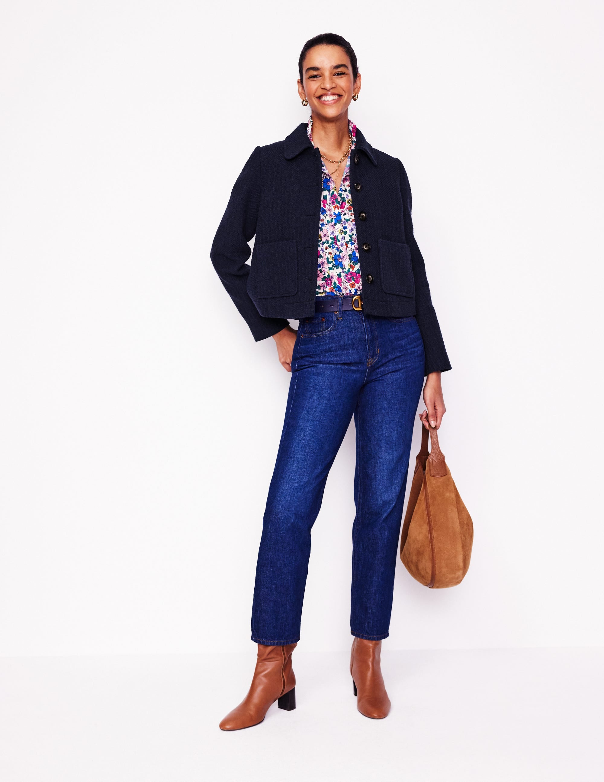 Knightsbridge Swing-Jacke-Aqua Marine Marl - Image 4