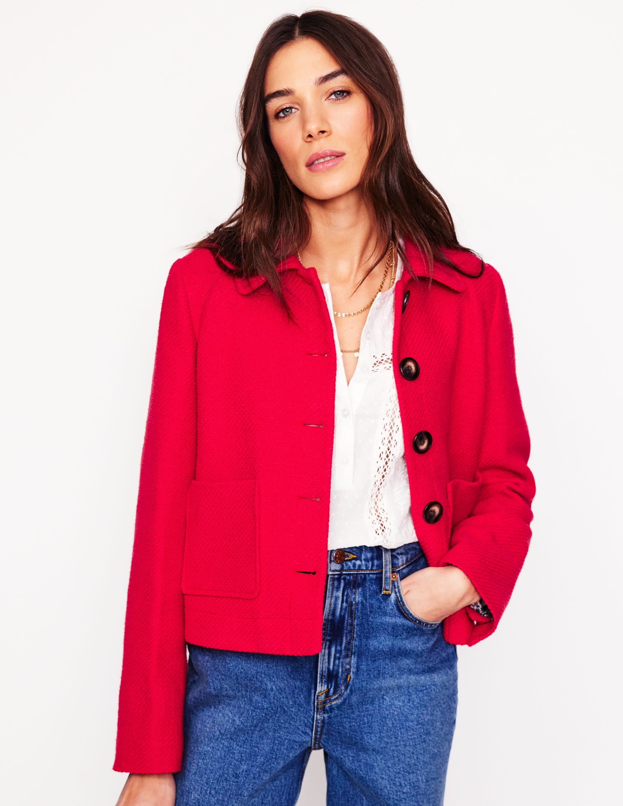 Veste trapèze Knightsbridge-Gueule-de-loup - Image 1