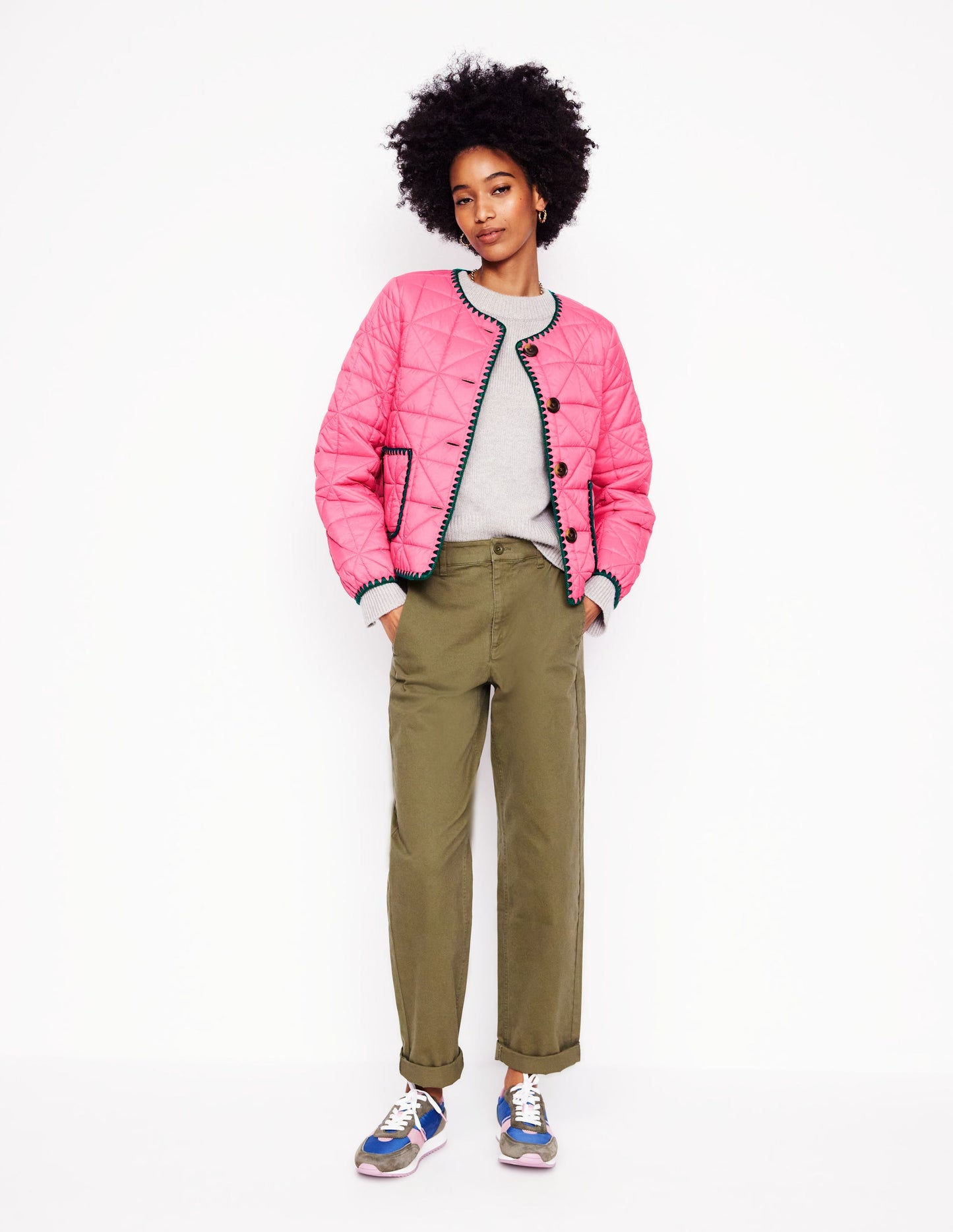 Highbury Freizeitjacke-Sorbet-Rosa