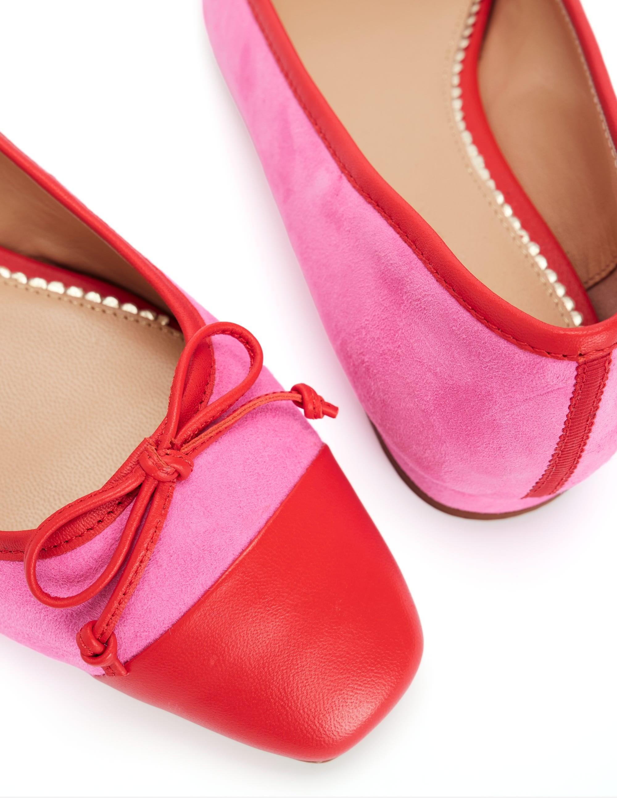 Toe Cap Ballet Flat-Festival Pink - Image 4