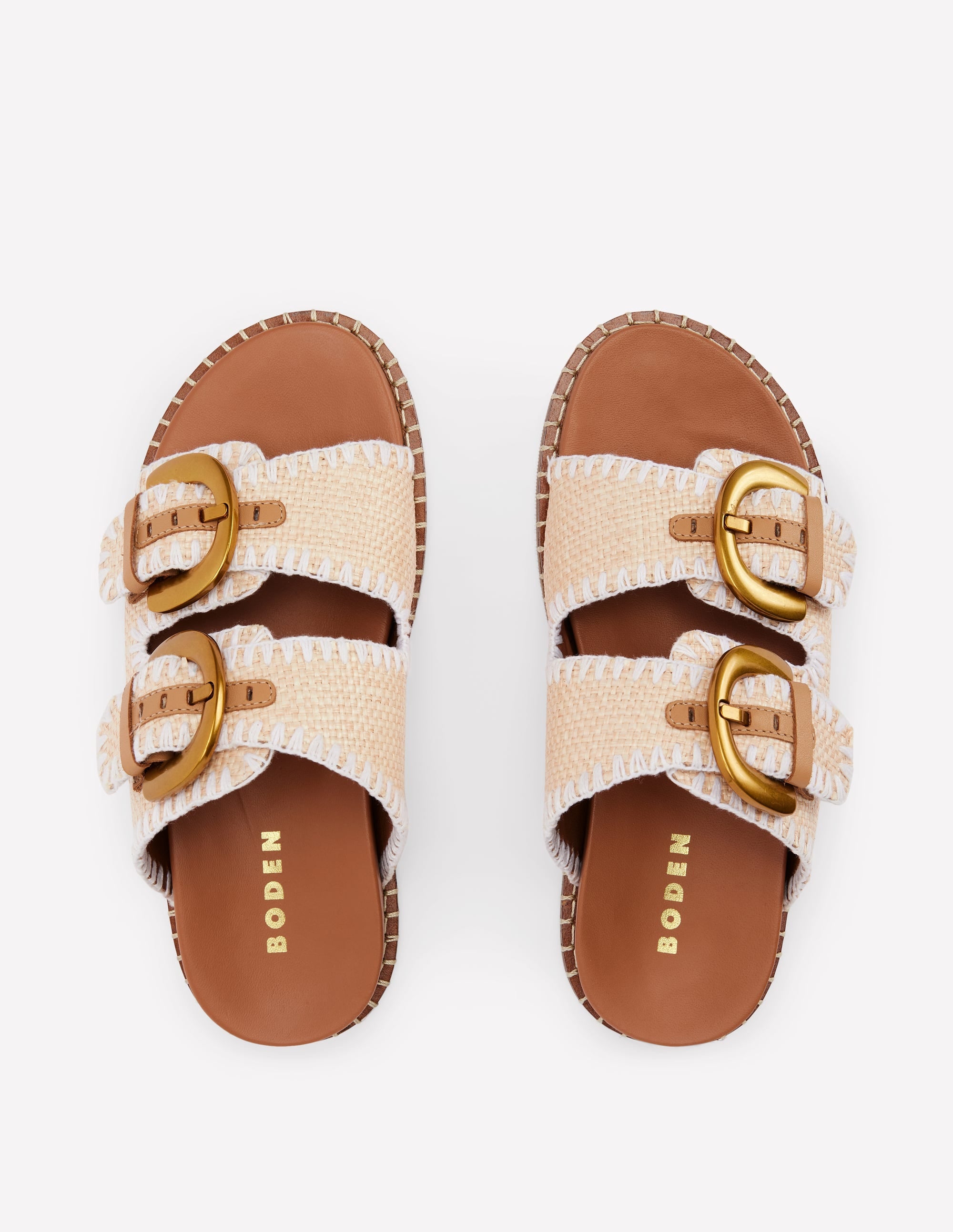 Alberta Sandalen mit Fußbett-Ecru - Image 4