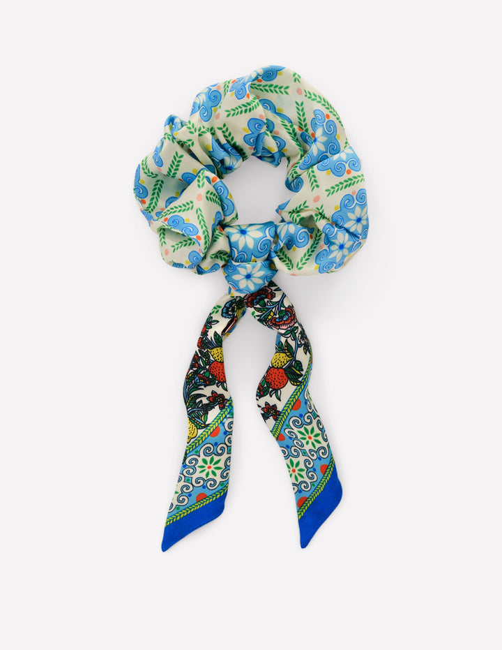 Scrunchie mit Schärpe-Muster