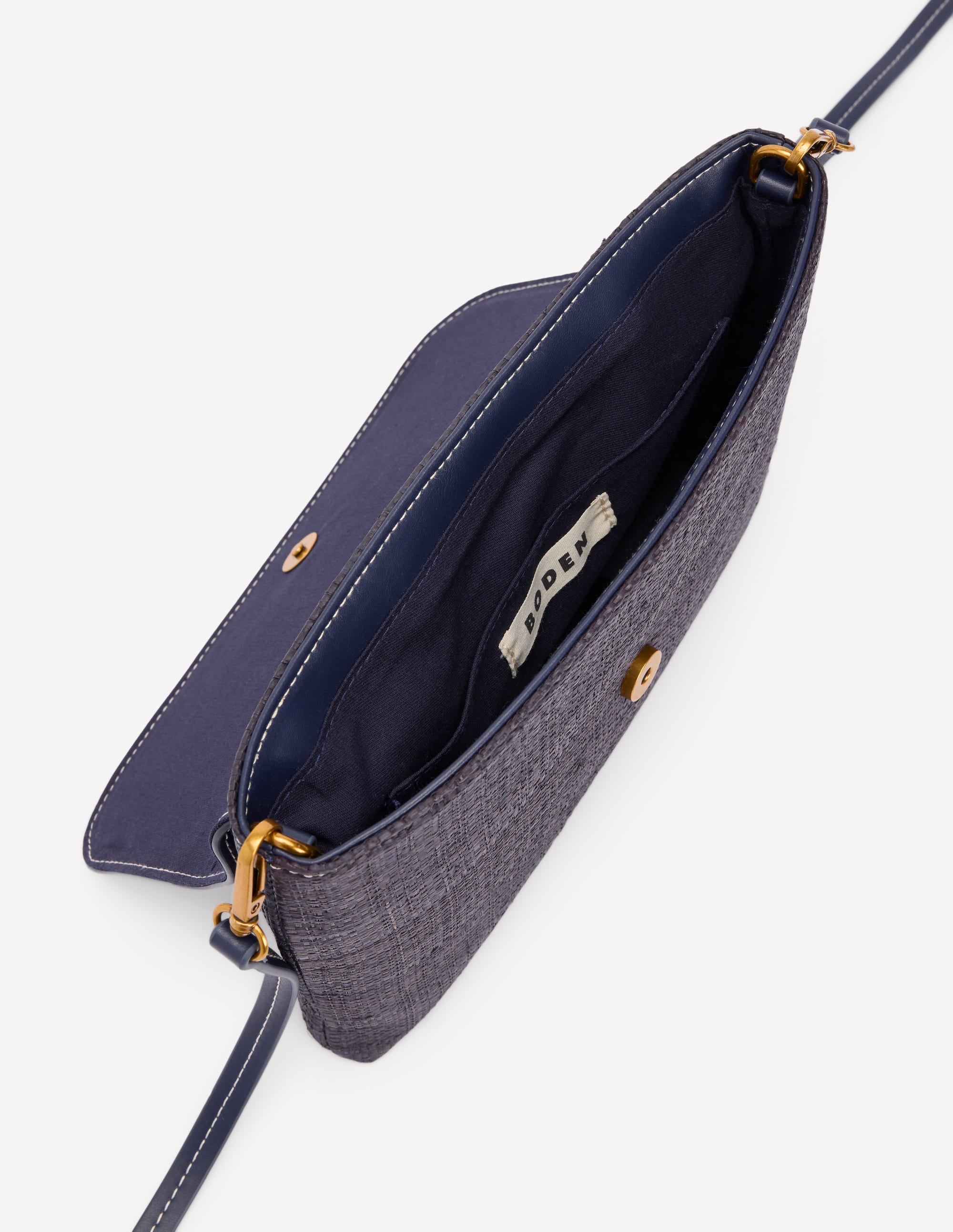 Pochette à mors-Bleu Marine - Image 4